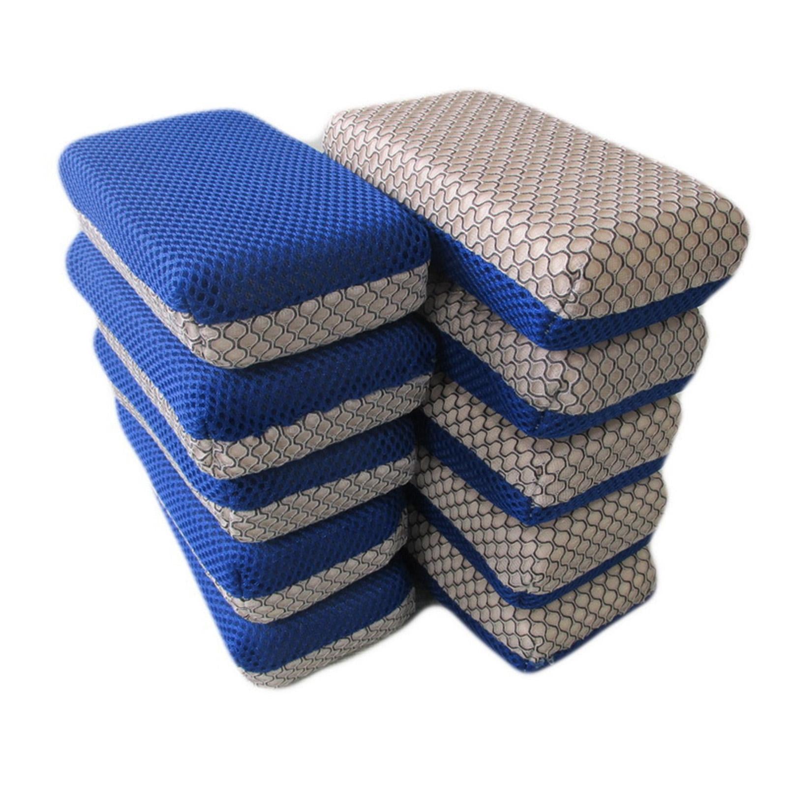 3x Car Sponges for Detailing Tools Easy to Use Multipurpose Two Sided Sponge