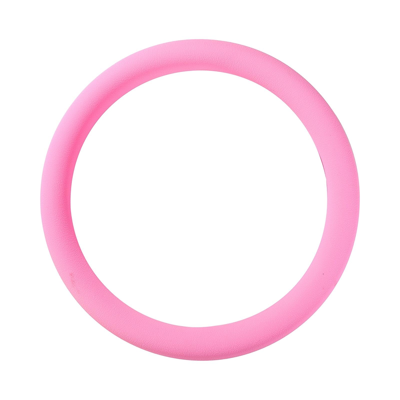 Car Steering Wheel Cover Auto Decoration Covers Comfortable Protective Cover Pink