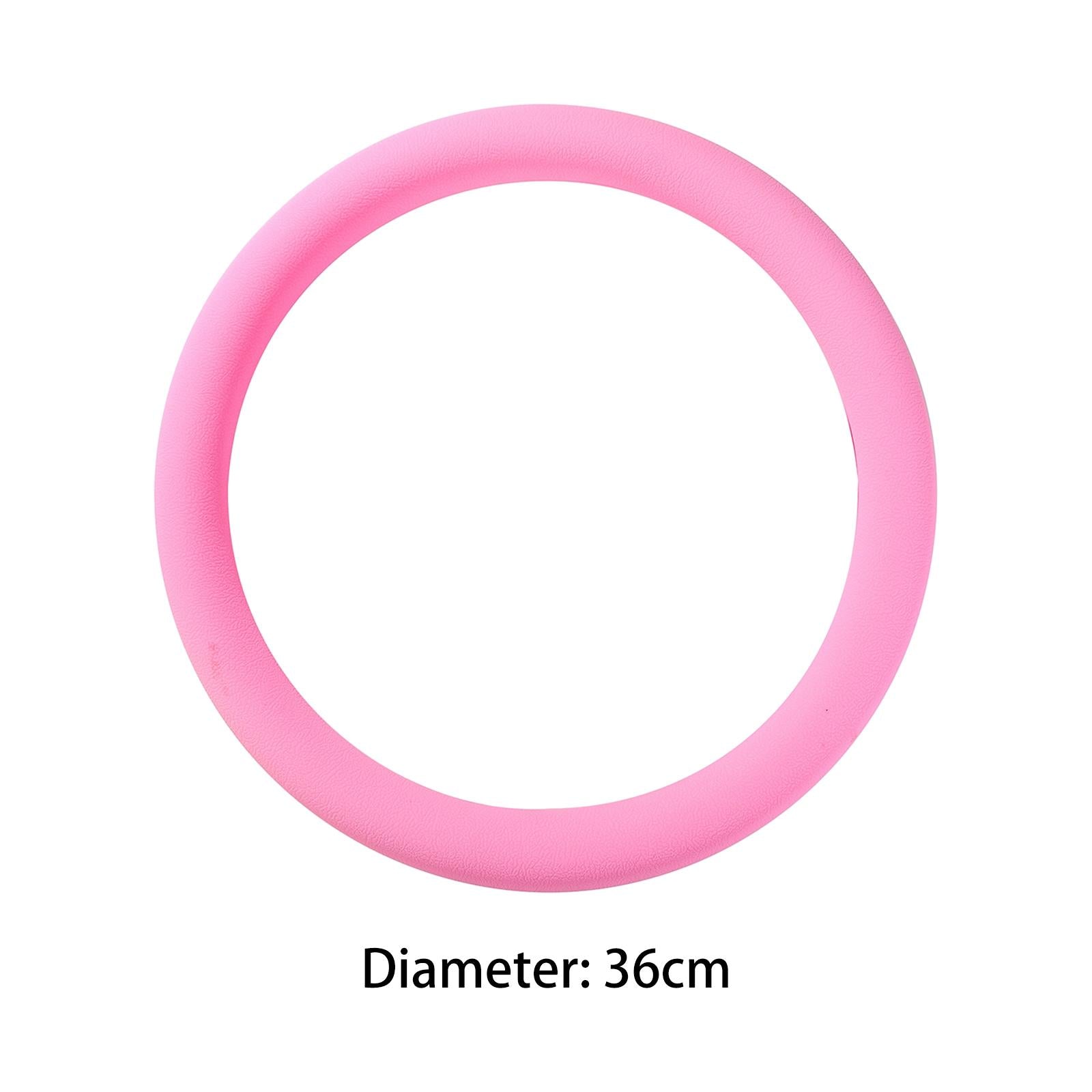 Car Steering Wheel Cover Auto Decoration Covers Comfortable Protective Cover Pink