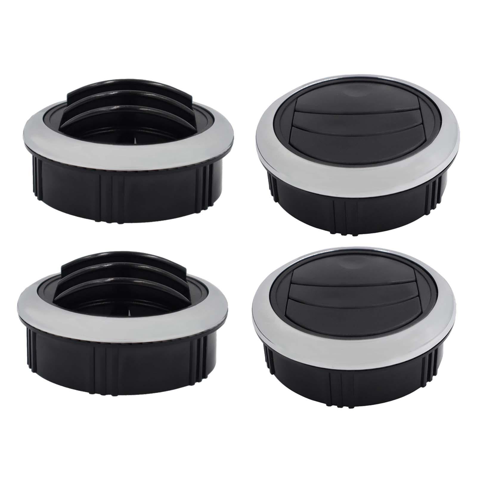 4Pcs RV Boat Yacht Dashboard Air Vent Side Roof Air Ventilation Outlet