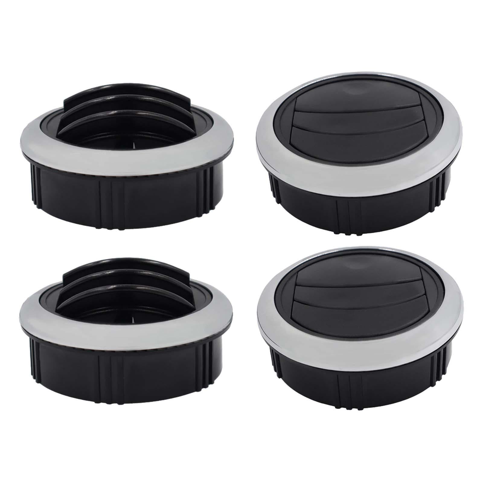 4Pcs RV Boat Yacht Dashboard Air Vent Side Roof Air Ventilation Outlet