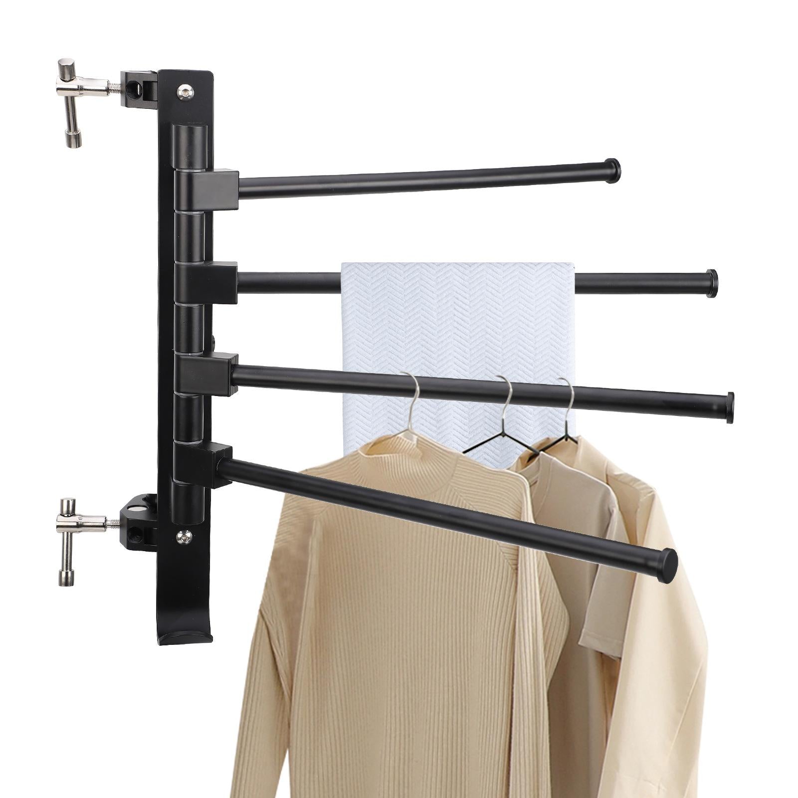 RV Clothes Drying Rack Portable Hanger for Trailer Truck Bathroom