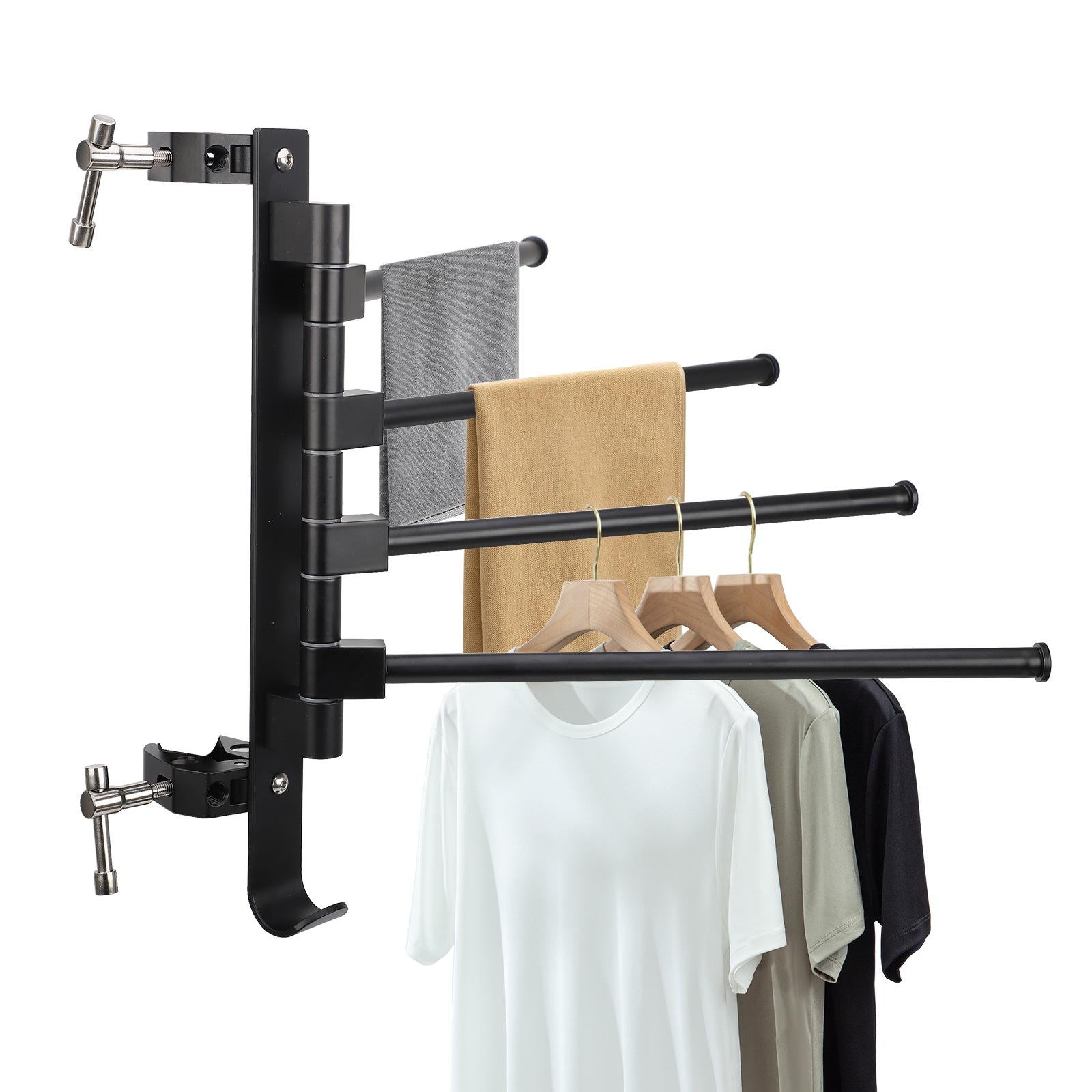 RV Clothes Drying Rack Portable Hanger for Trailer Truck Bathroom