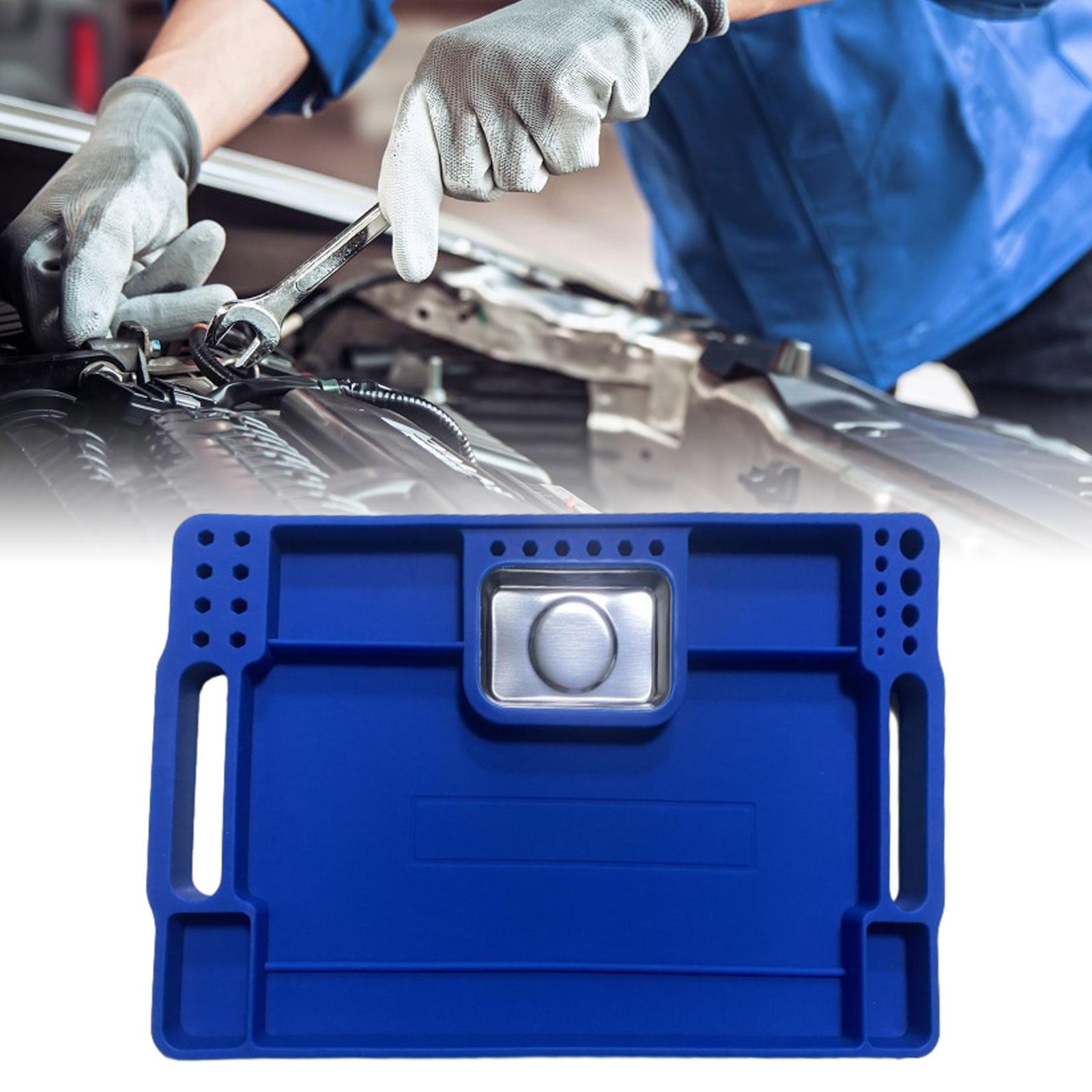Silicone Tool Tray Fixing Nonslip Tool Mat for Welding Hobbies Workshop