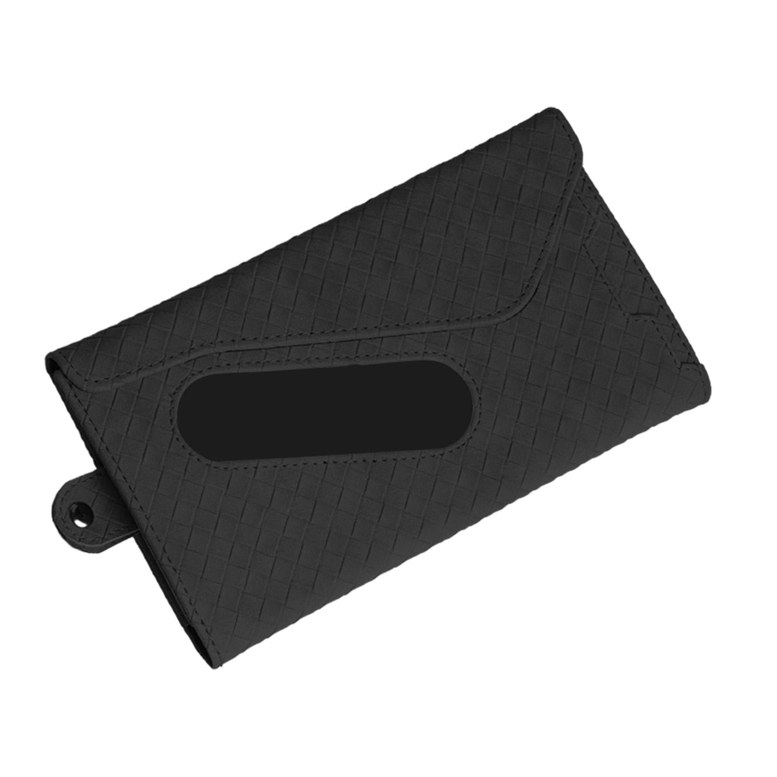 Car Sun Visor Organizer Tissue Holder Sunglasses Holder for Pen Glasses