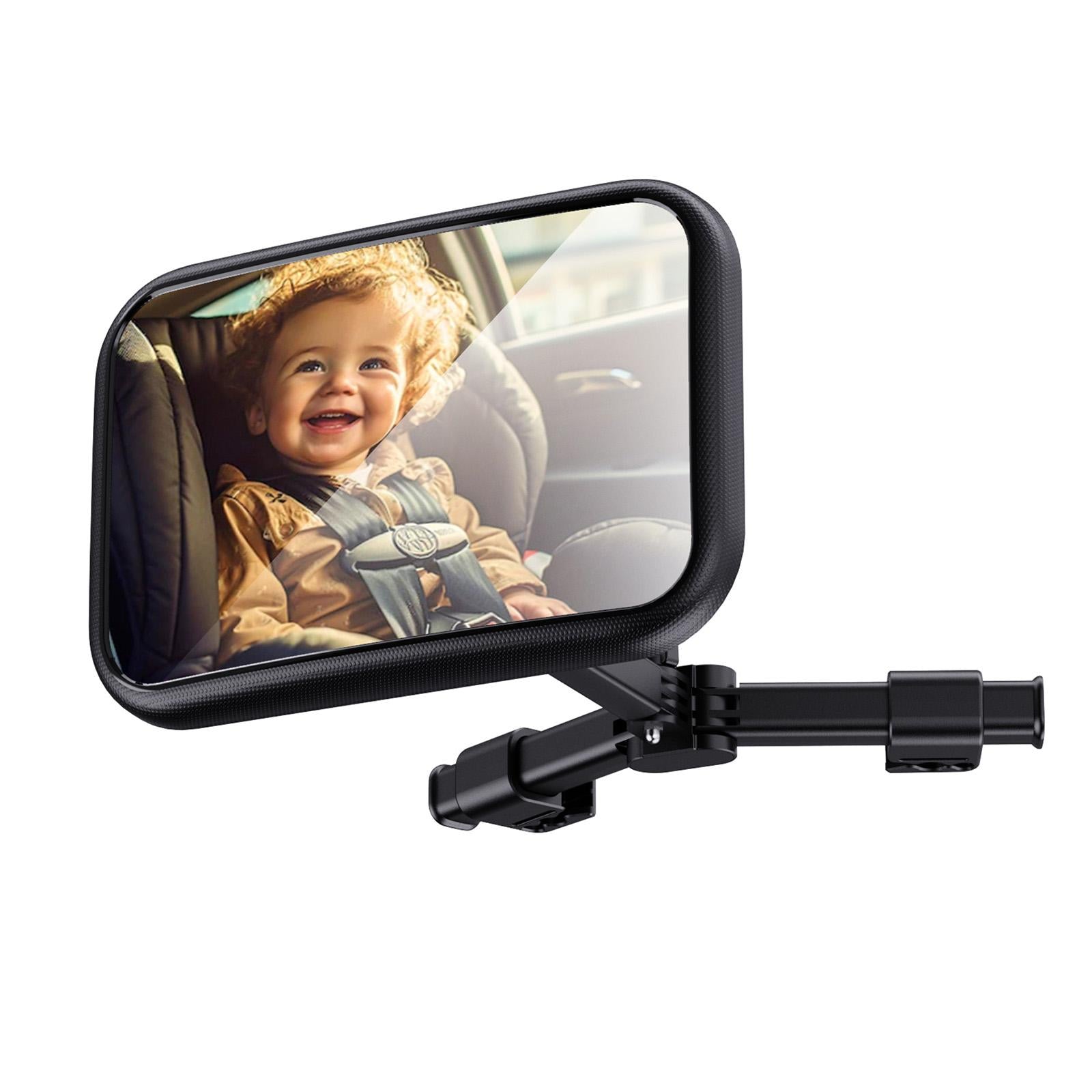 Baby Car Mirror Auto Accessories Adjustable Rear Facing Car Back Seat Mirror Retractable Style
