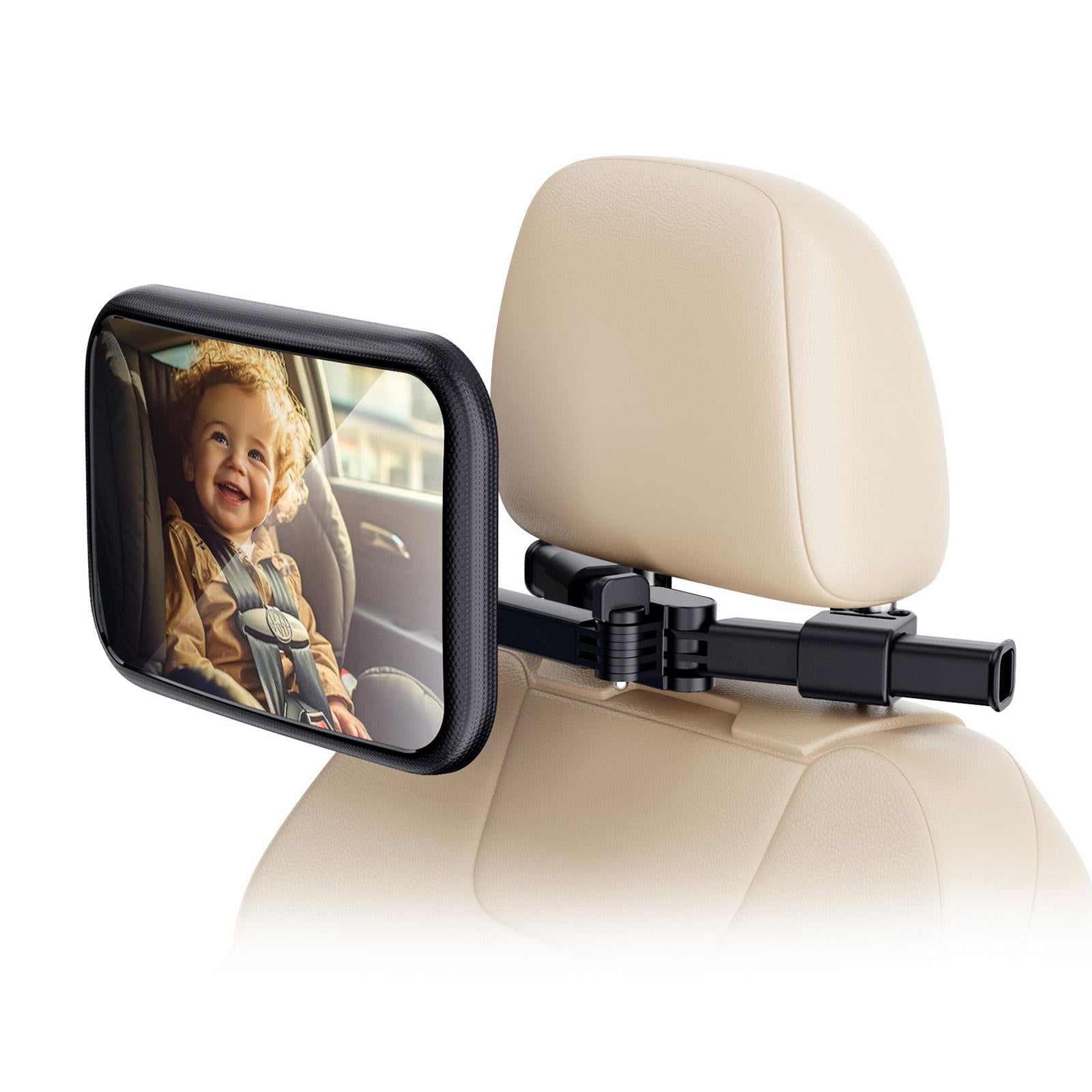 Baby Car Mirror Auto Accessories Adjustable Rear Facing Car Back Seat Mirror Retractable Style