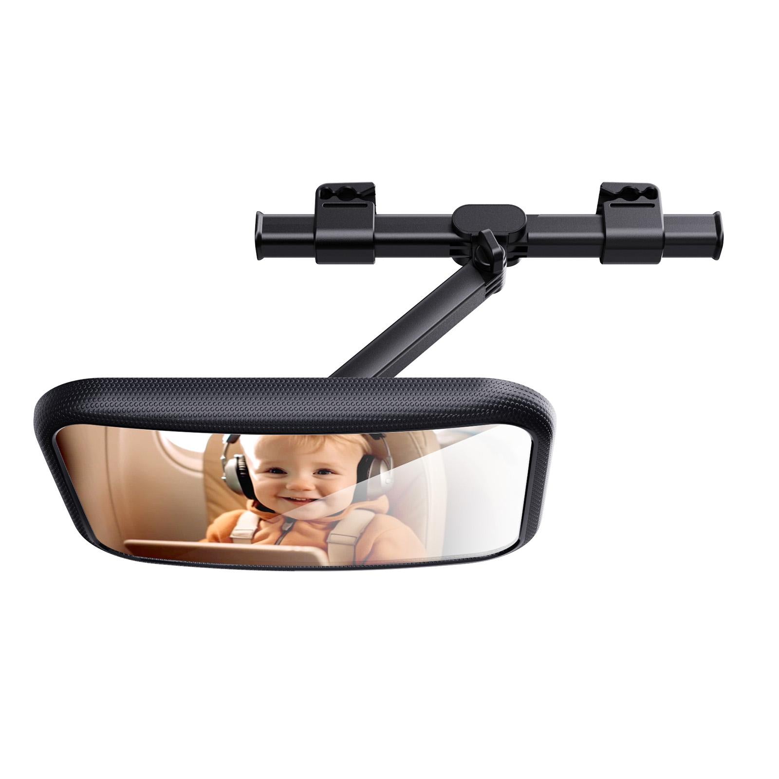 Baby Car Mirror Auto Accessories Adjustable Rear Facing Car Back Seat Mirror Retractable Style