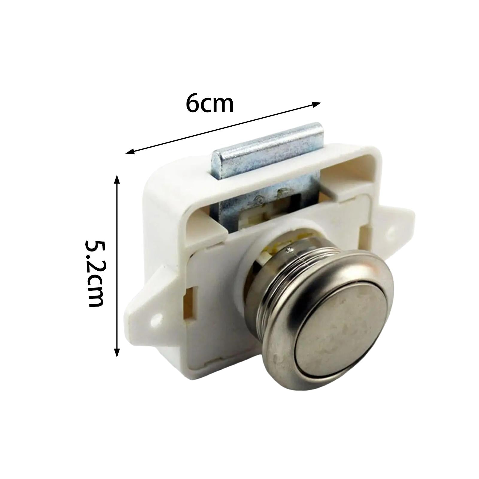 Push Button Latch Lock Professional Drawer Knob for Van Yacht Motorhome Style C
