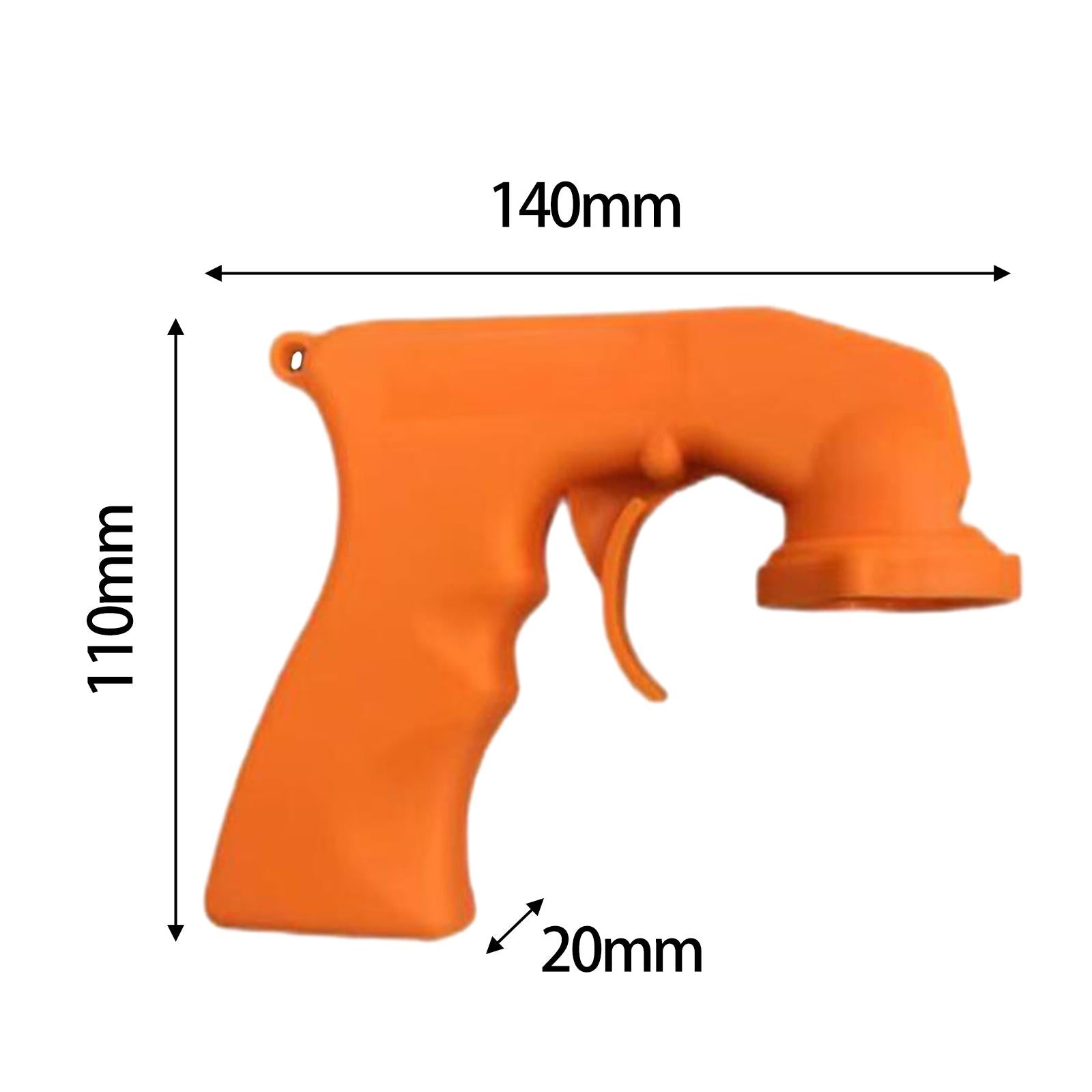 Spray Paint Handle Multiuse Auto Body Repair for Furniture Hotels Truck Orange