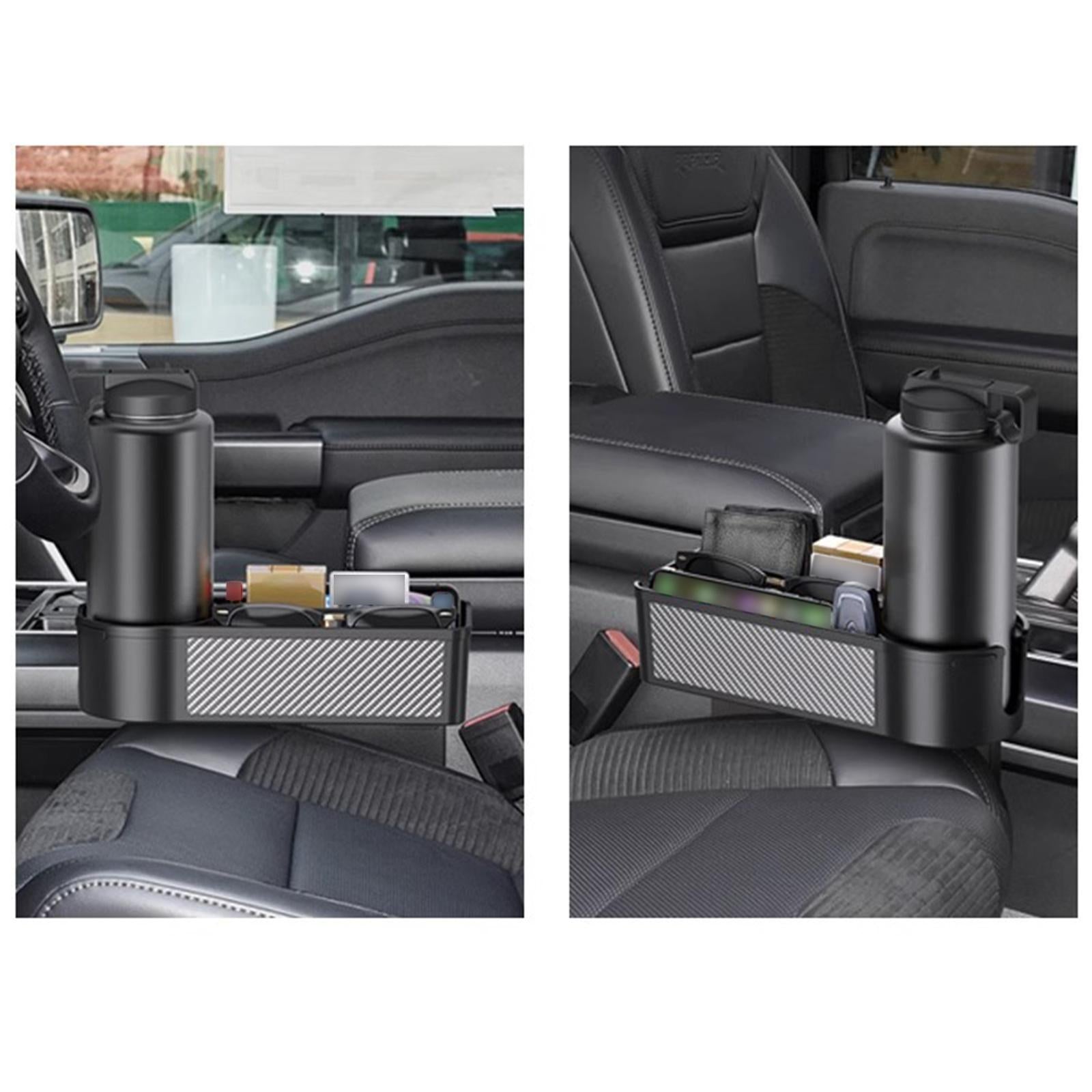 Car Seat Gap Filler Organizer with Cup Holder for Keys Cellphones Cards