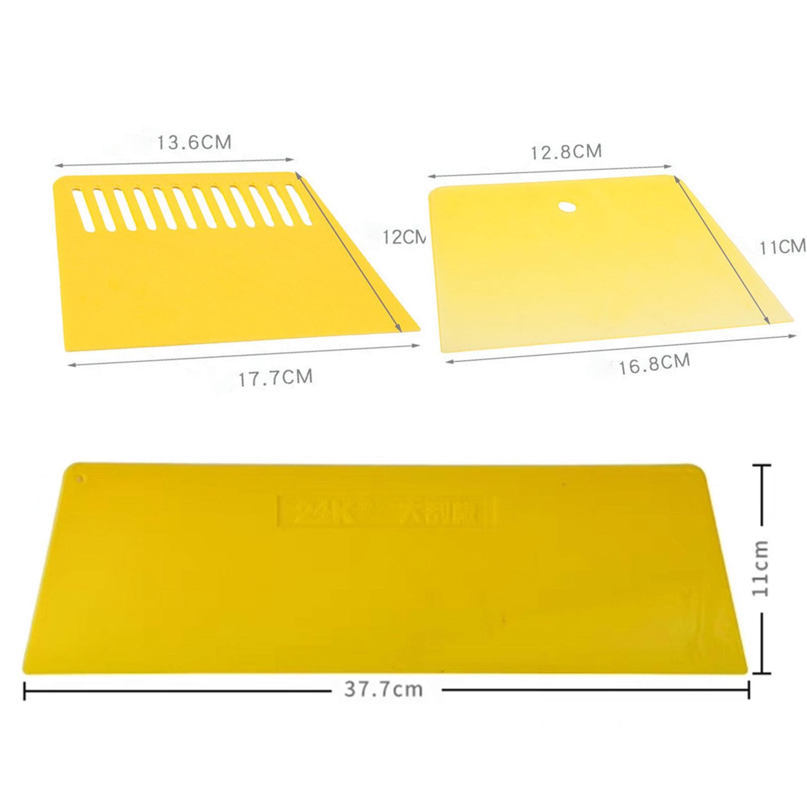 Set of 3 Automotive Body Fillers Spreader for Caulking Agents Versatile