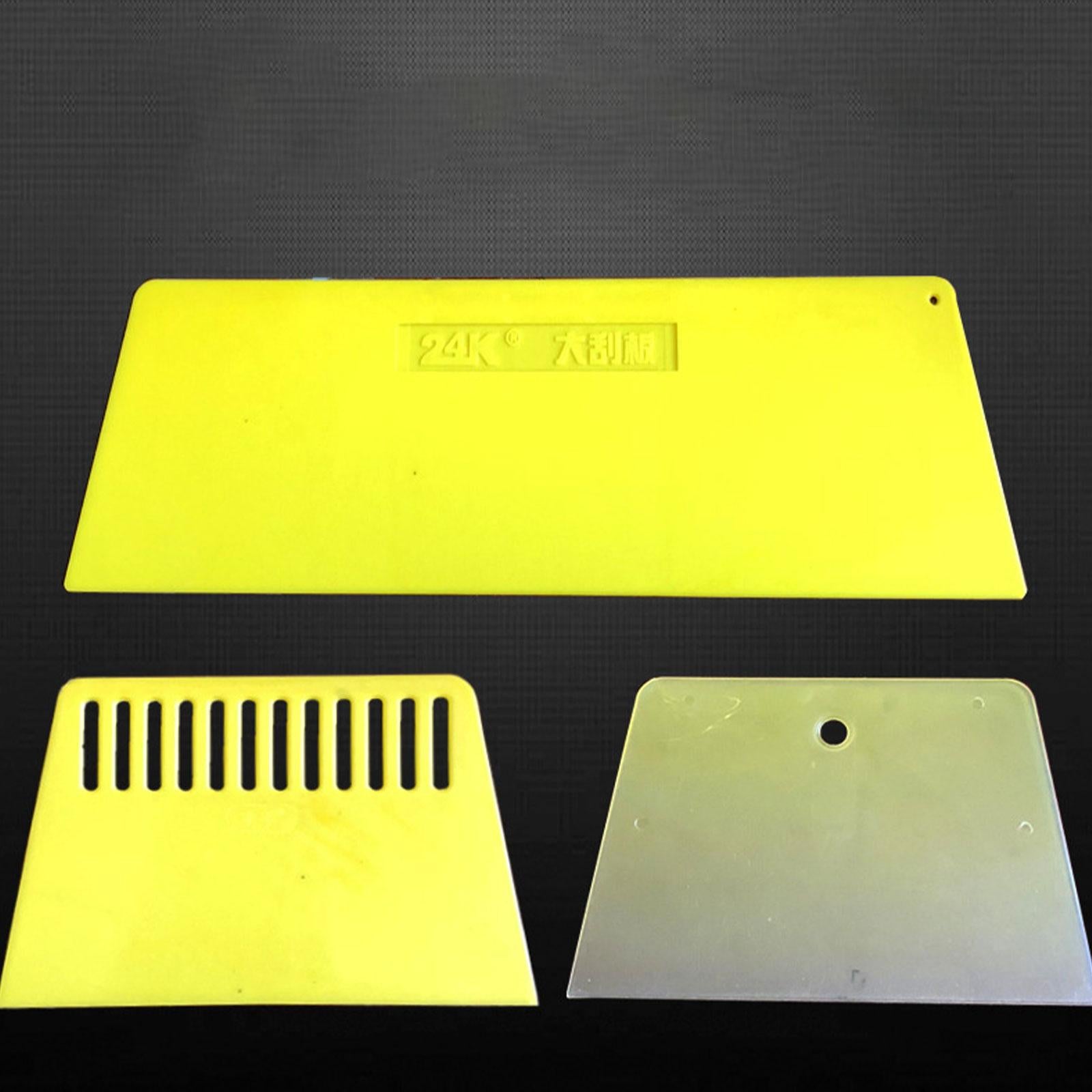 Set of 3 Automotive Body Fillers Spreader for Caulking Agents Versatile