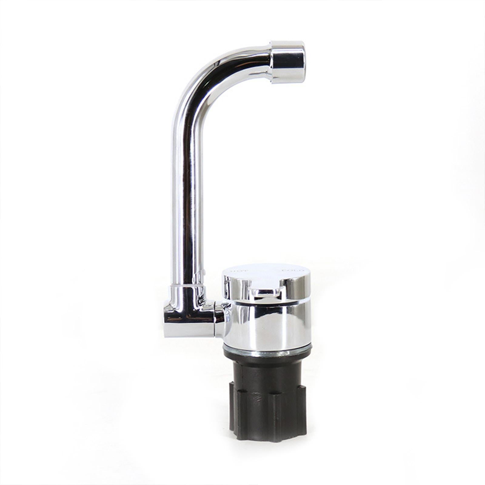 RV Faucet Hot and Cold Rotation with Hose for RV Caravans Marine Kitchen