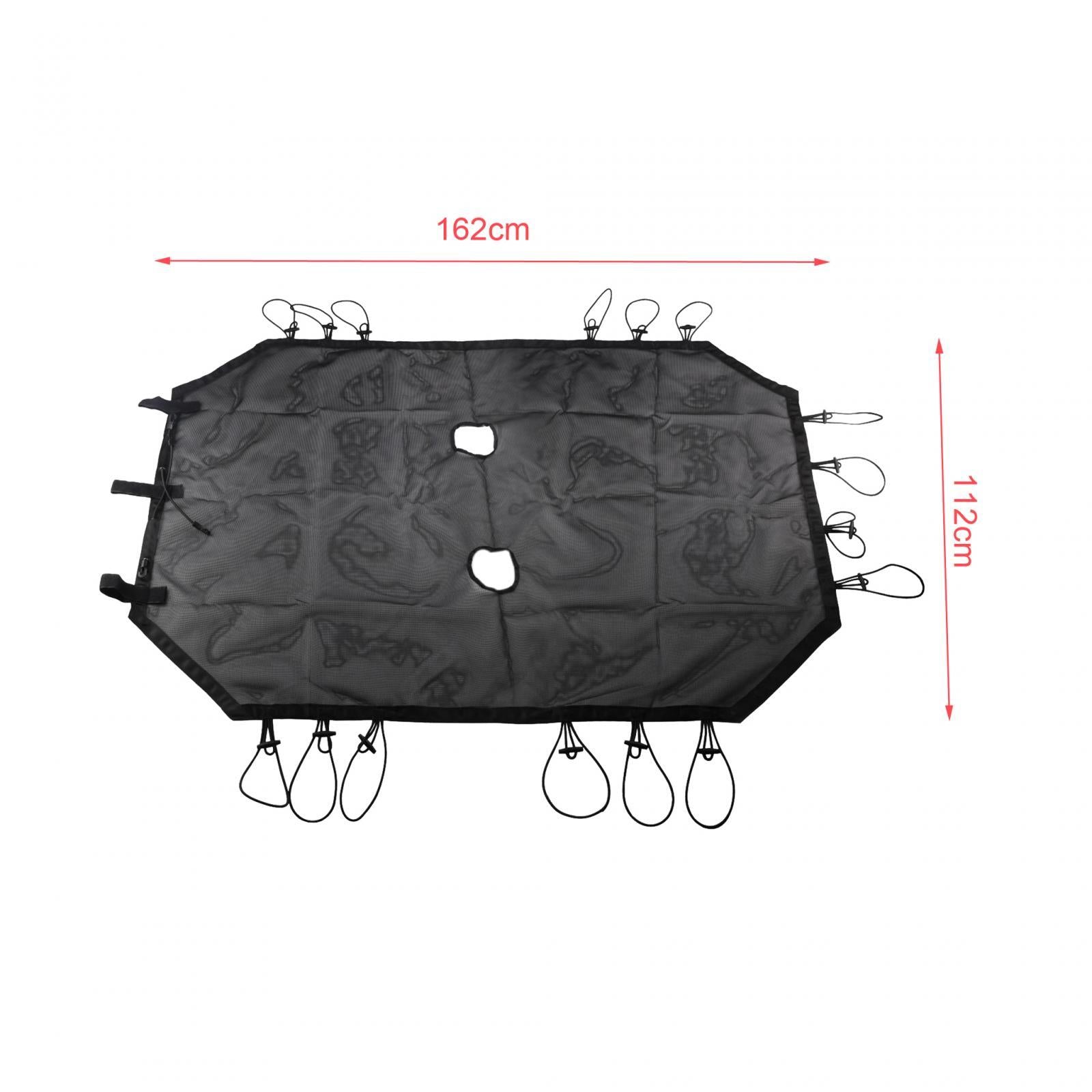 Soft Top Cover Net Sunshade Top Roof Mesh for Jeep Wrangler JK Assembly