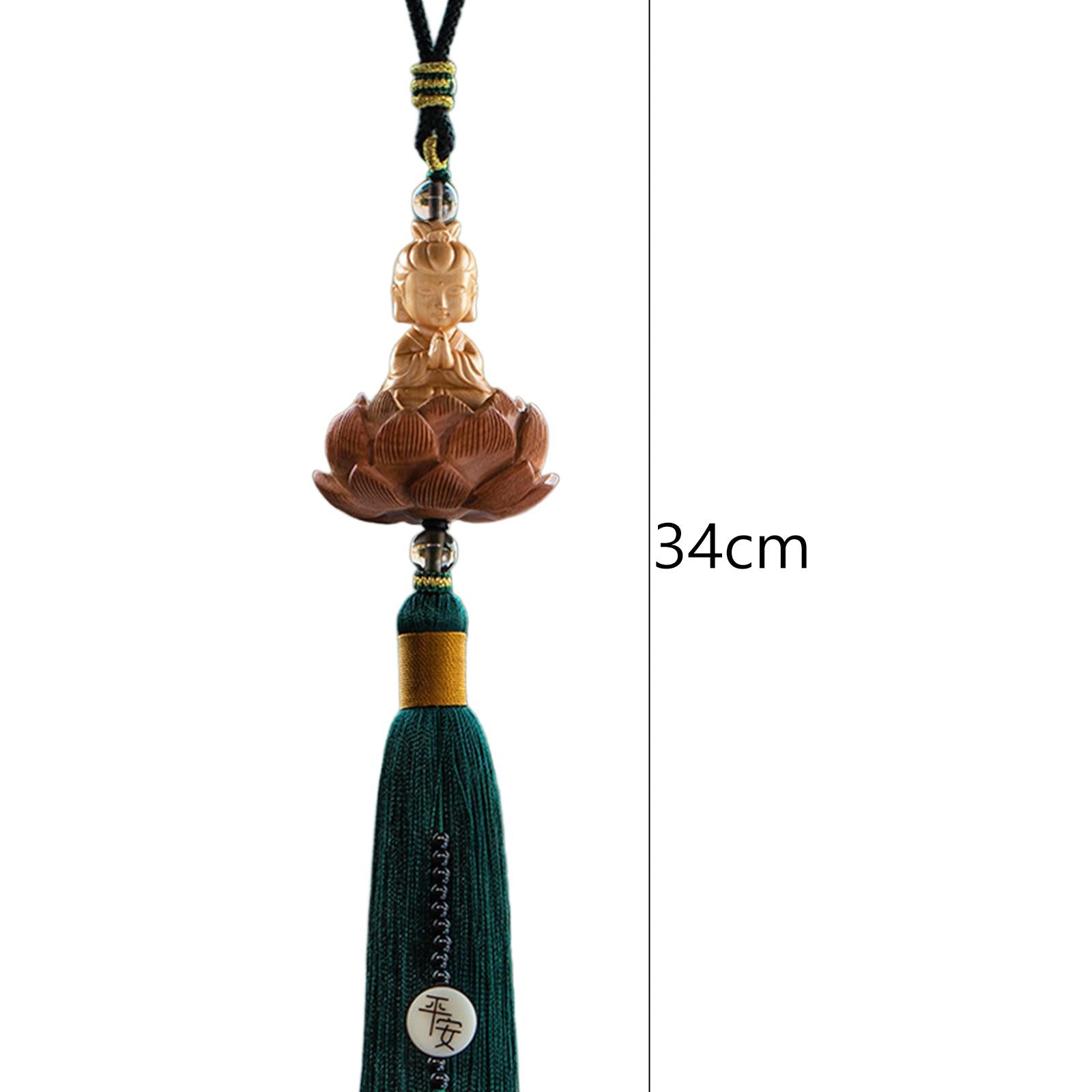 Car Hanging Ornament with Tassel Car Mirror Hanging Accessories for Men Style F