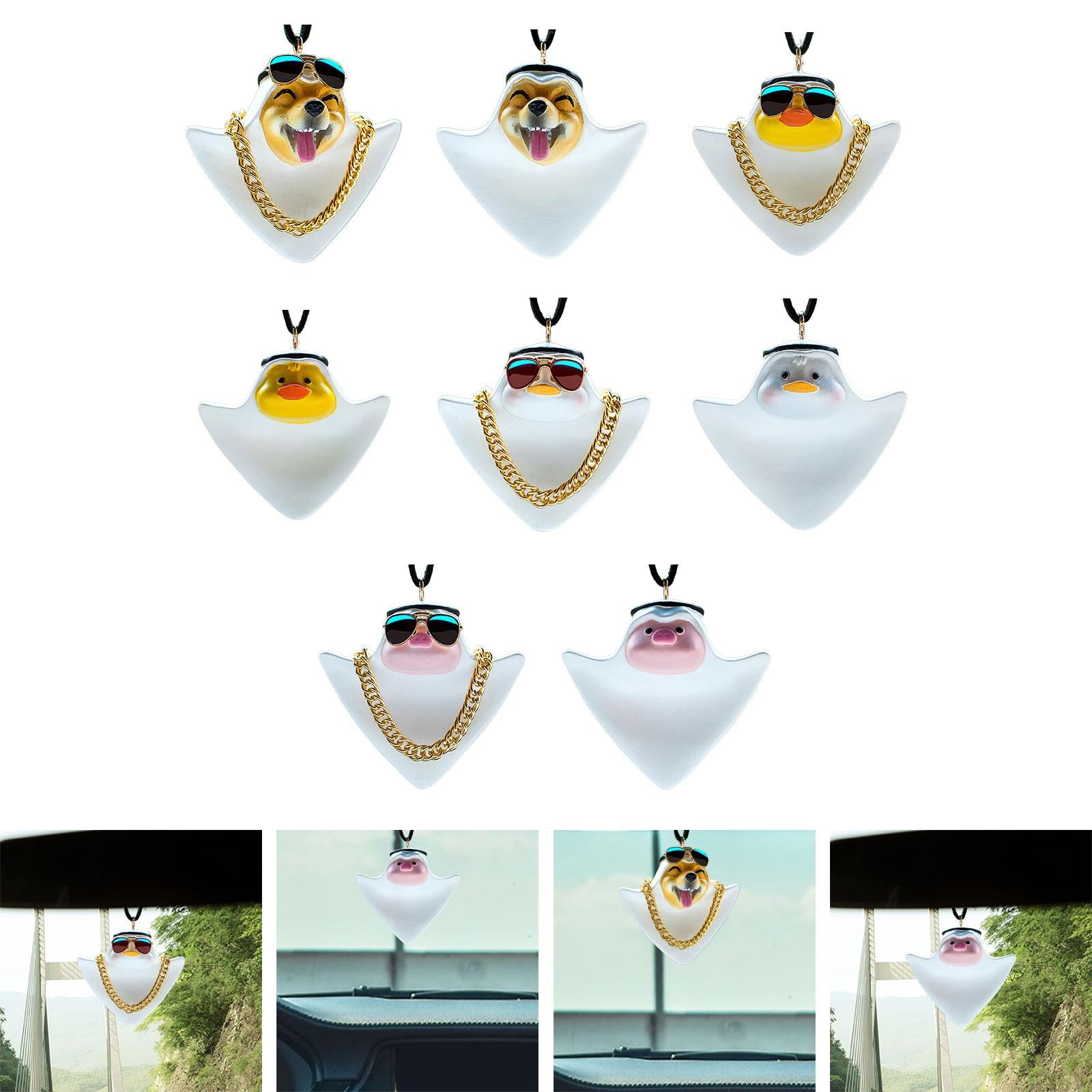 Rearview Mirror Decorations Creative Design Car Mirror Hanging Accessories Style A