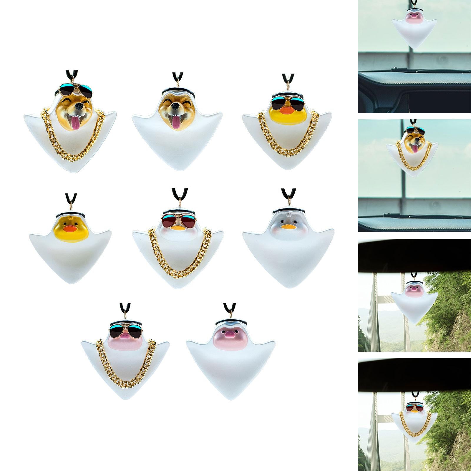 Rearview Mirror Decorations Creative Design Car Mirror Hanging Accessories Style A