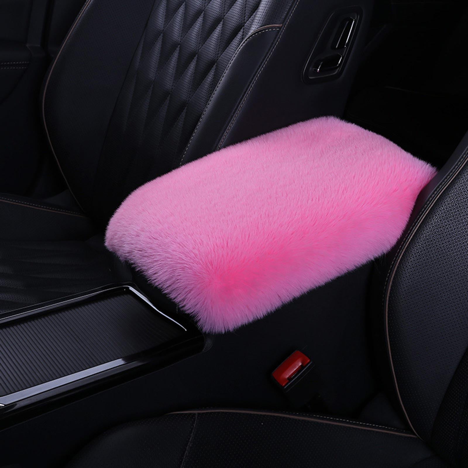 6 Pieces Soft Plush Steering Wheel Cover Winter Comfortable Protective Cover