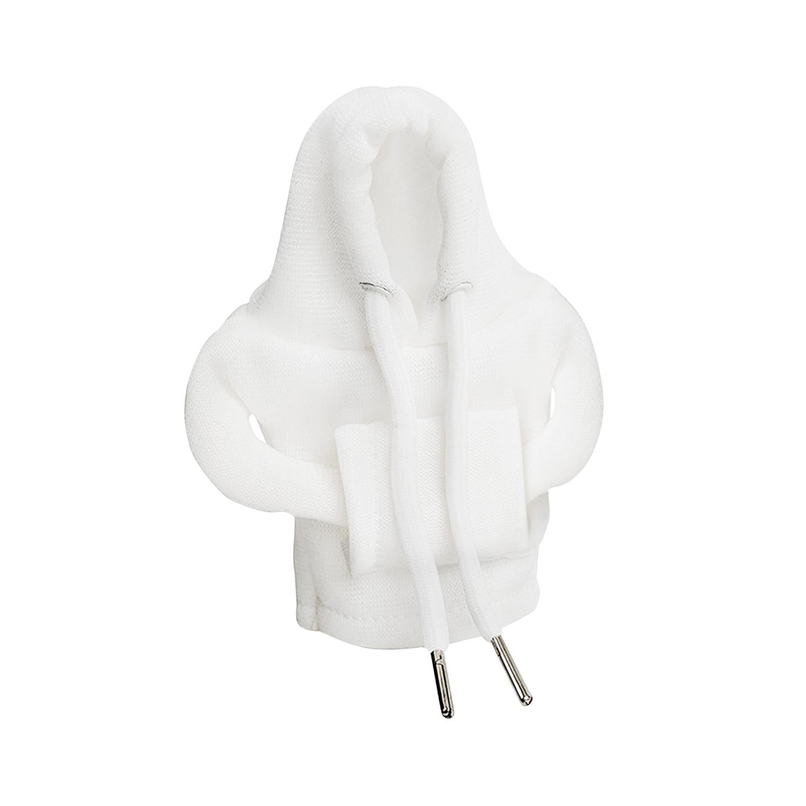 Car Gear Shift Hoodie Cover Shifter Decor Lightweight Auto Gear Handle Cover White
