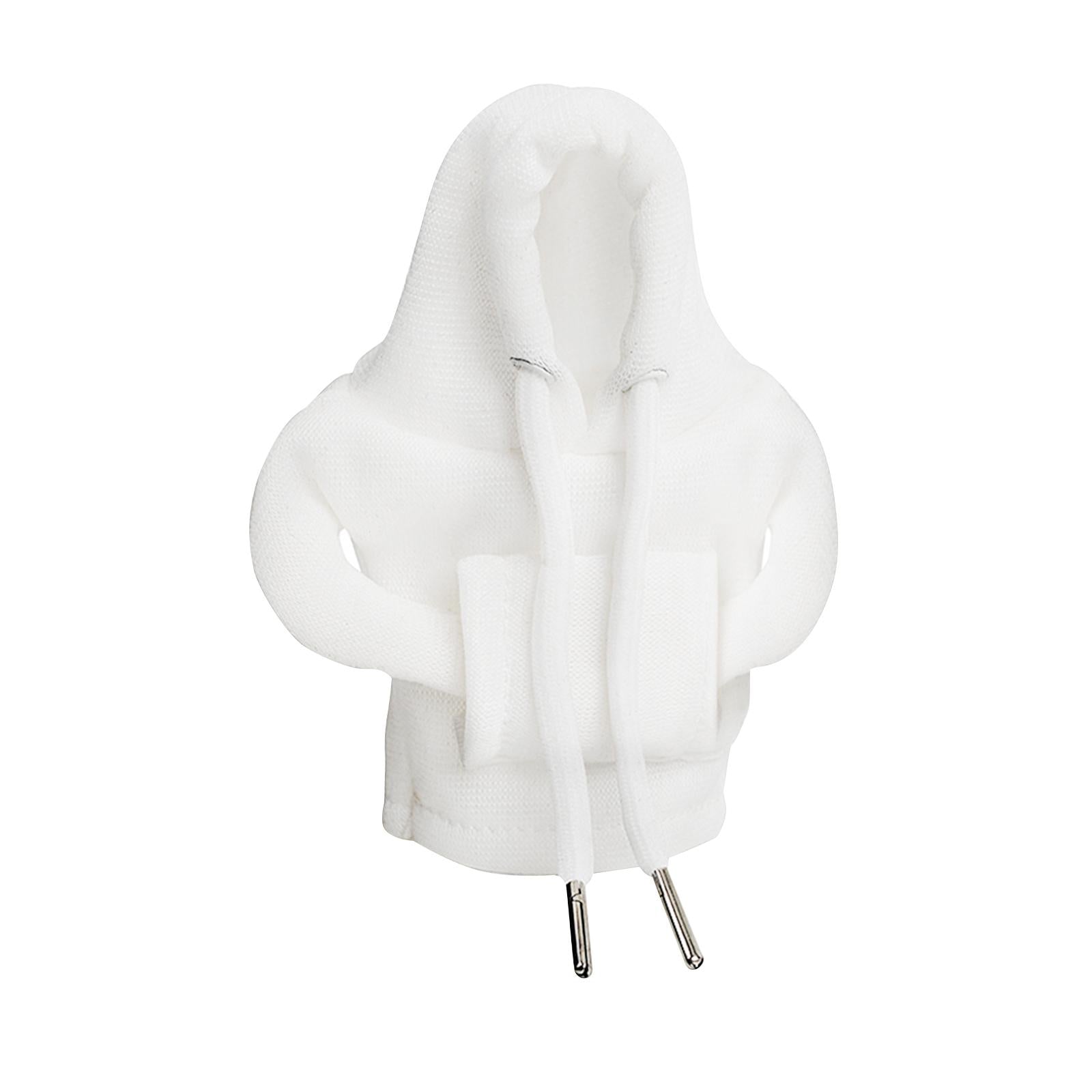 Car Gear Shift Hoodie Cover Shifter Decor Lightweight Auto Gear Handle Cover White