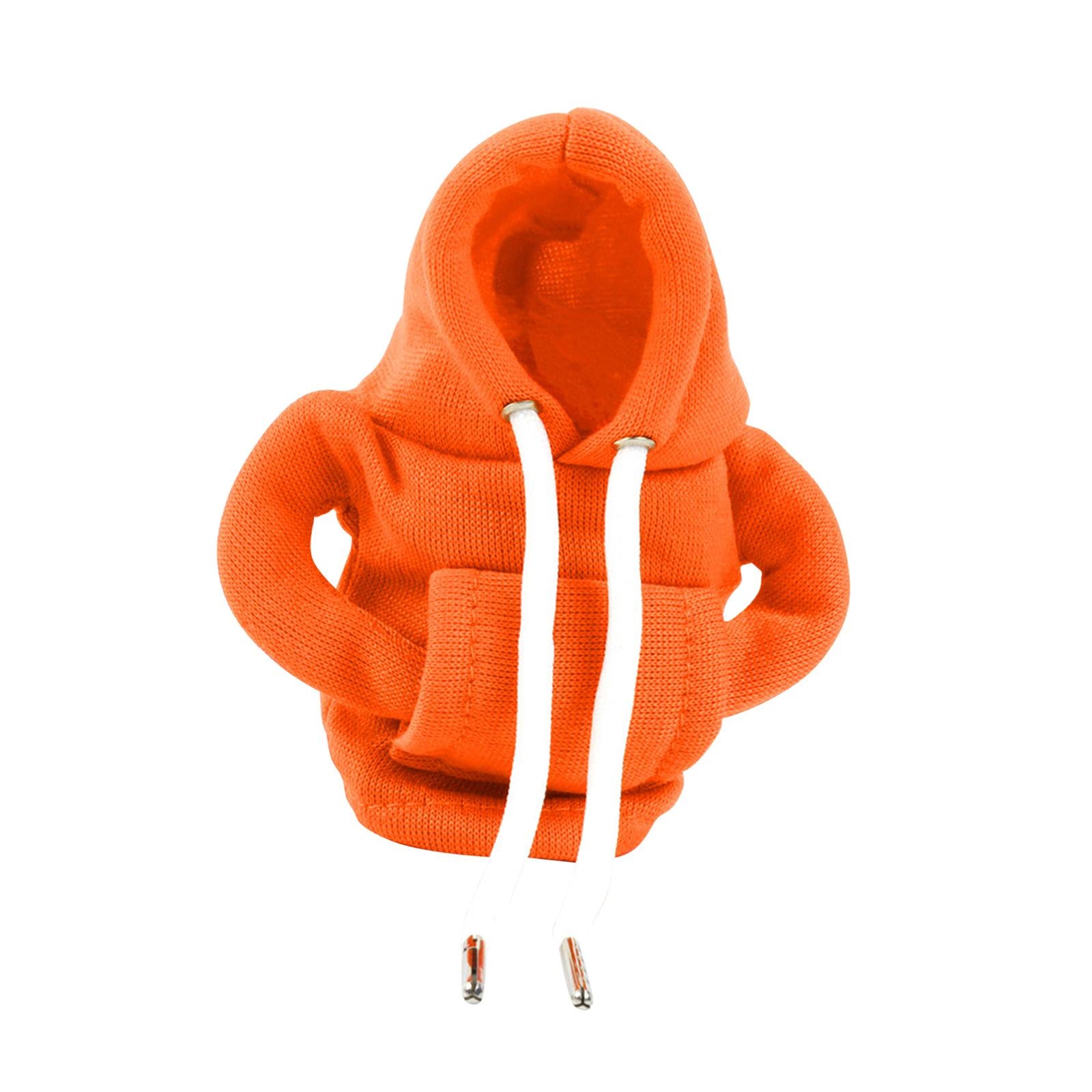 Car Gear Shift Hoodie Cover Shifter Decor Lightweight Auto Gear Handle Cover Orange