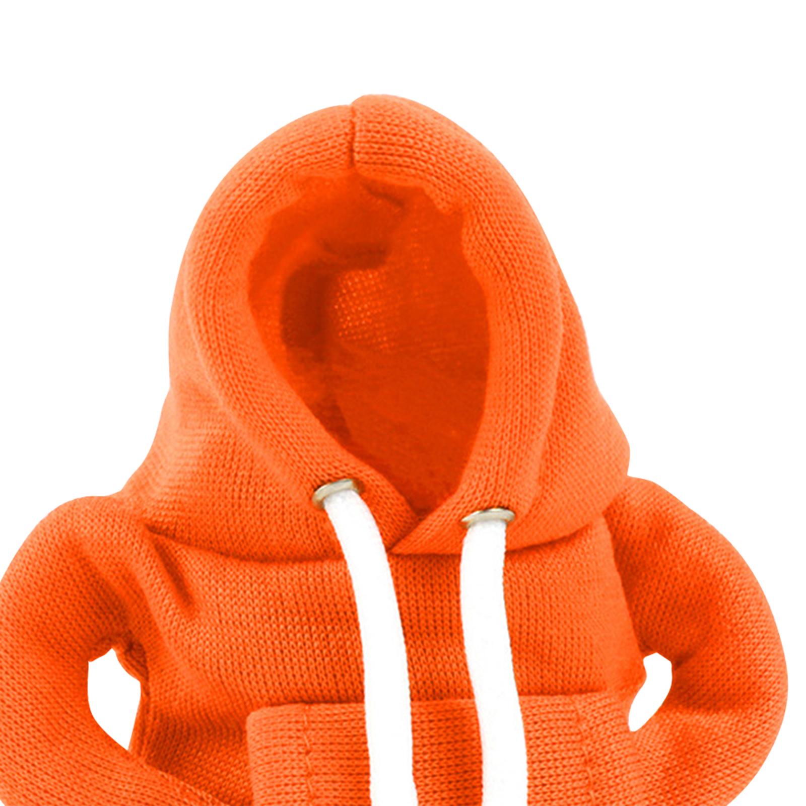 Car Gear Shift Hoodie Cover Shifter Decor Lightweight Auto Gear Handle Cover Orange