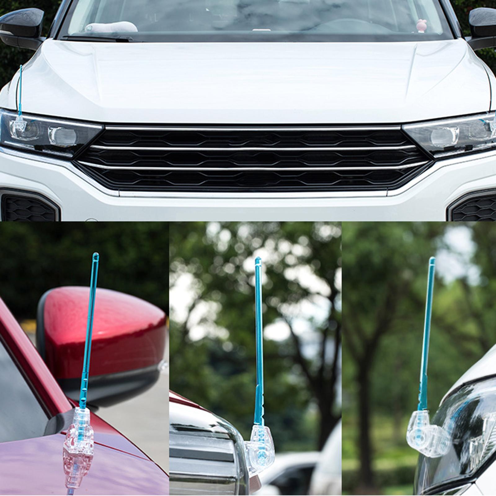 Corner Antenna Bumper Pole Accessory Adjustable Angle Safe Guard New Drivers