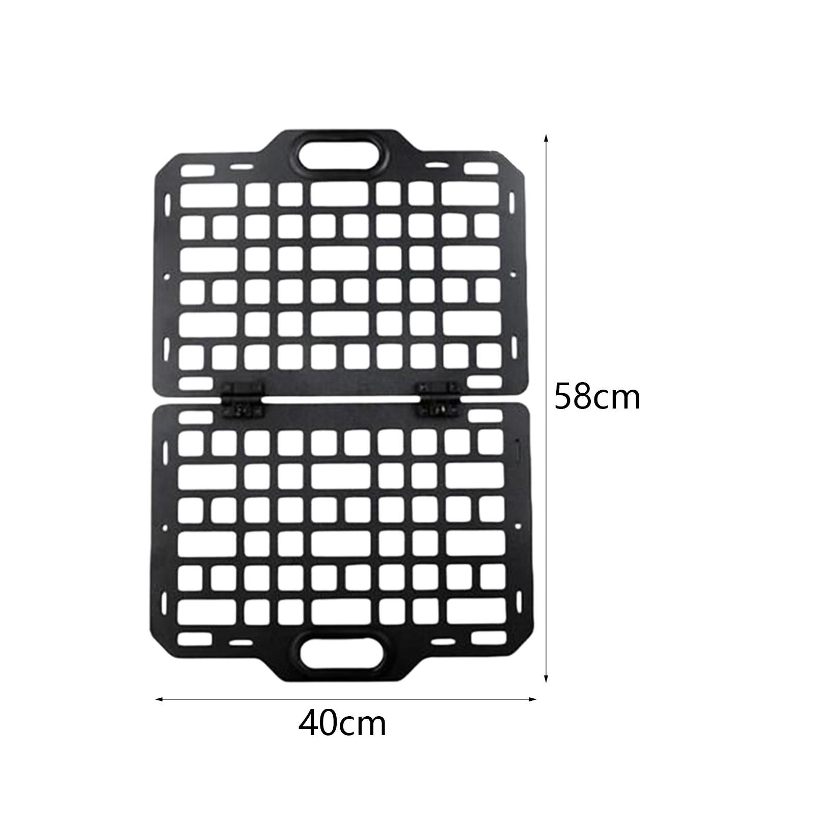 Vehicles Rear Seat Organizer Molle Panel Modular Storage for Automotive