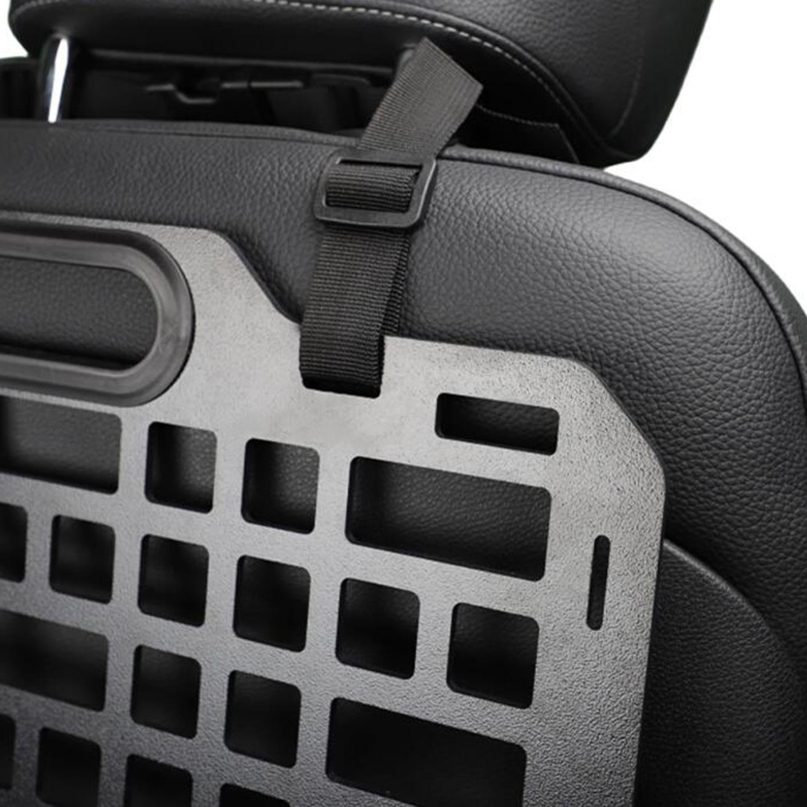 Vehicles Rear Seat Organizer Molle Panel Modular Storage for Automotive