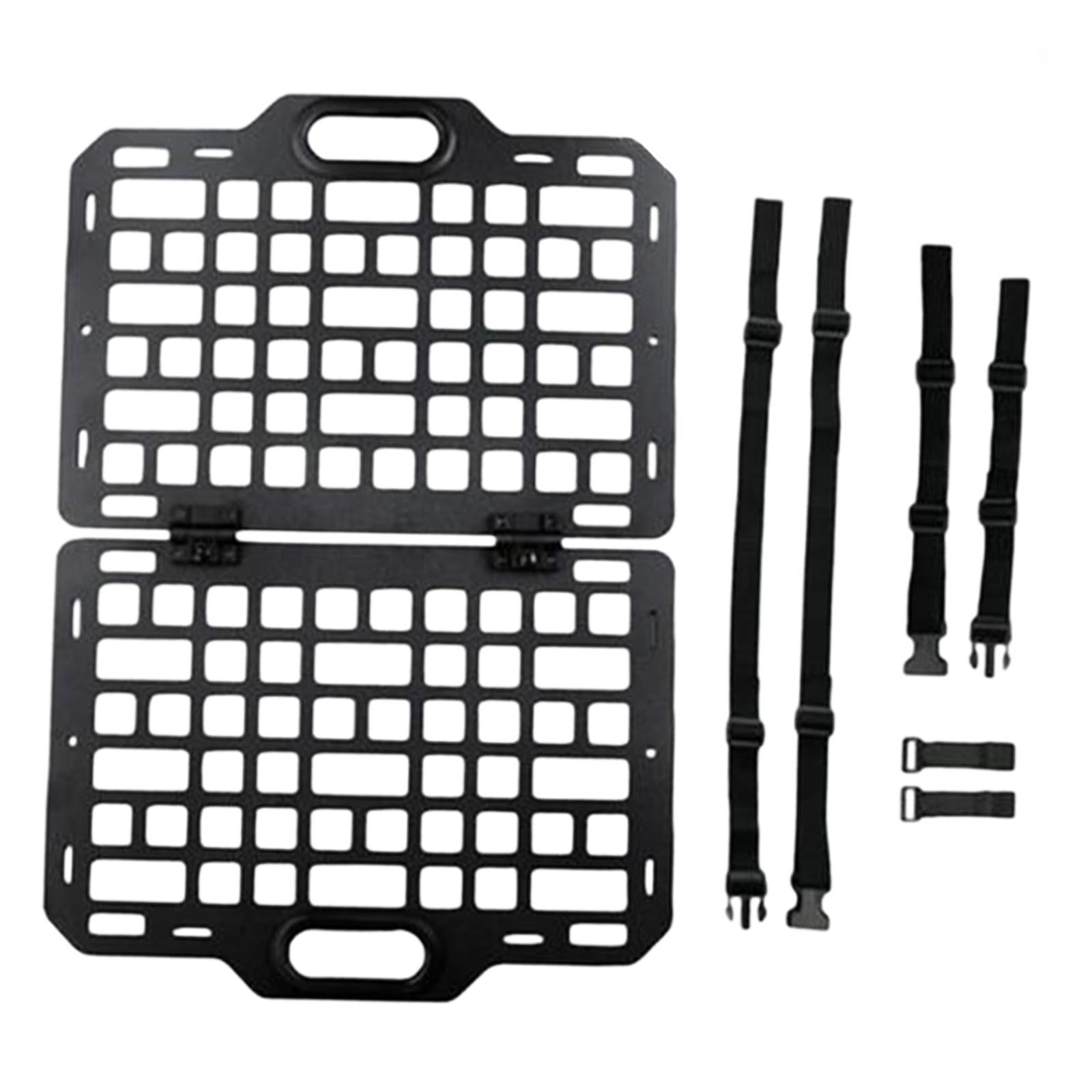 Vehicles Rear Seat Organizer Molle Panel Modular Storage for Automotive