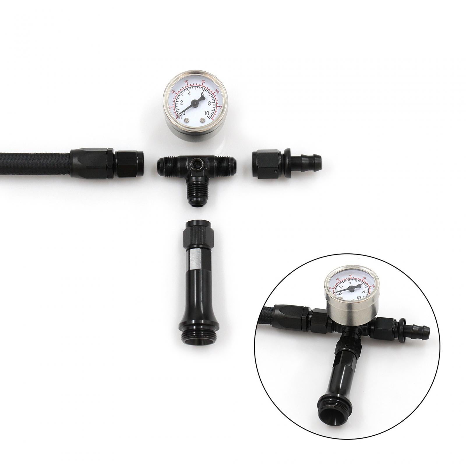 4150 based Carburetor AN6 Dual feed Fuel Line Kits for Automobile Parts