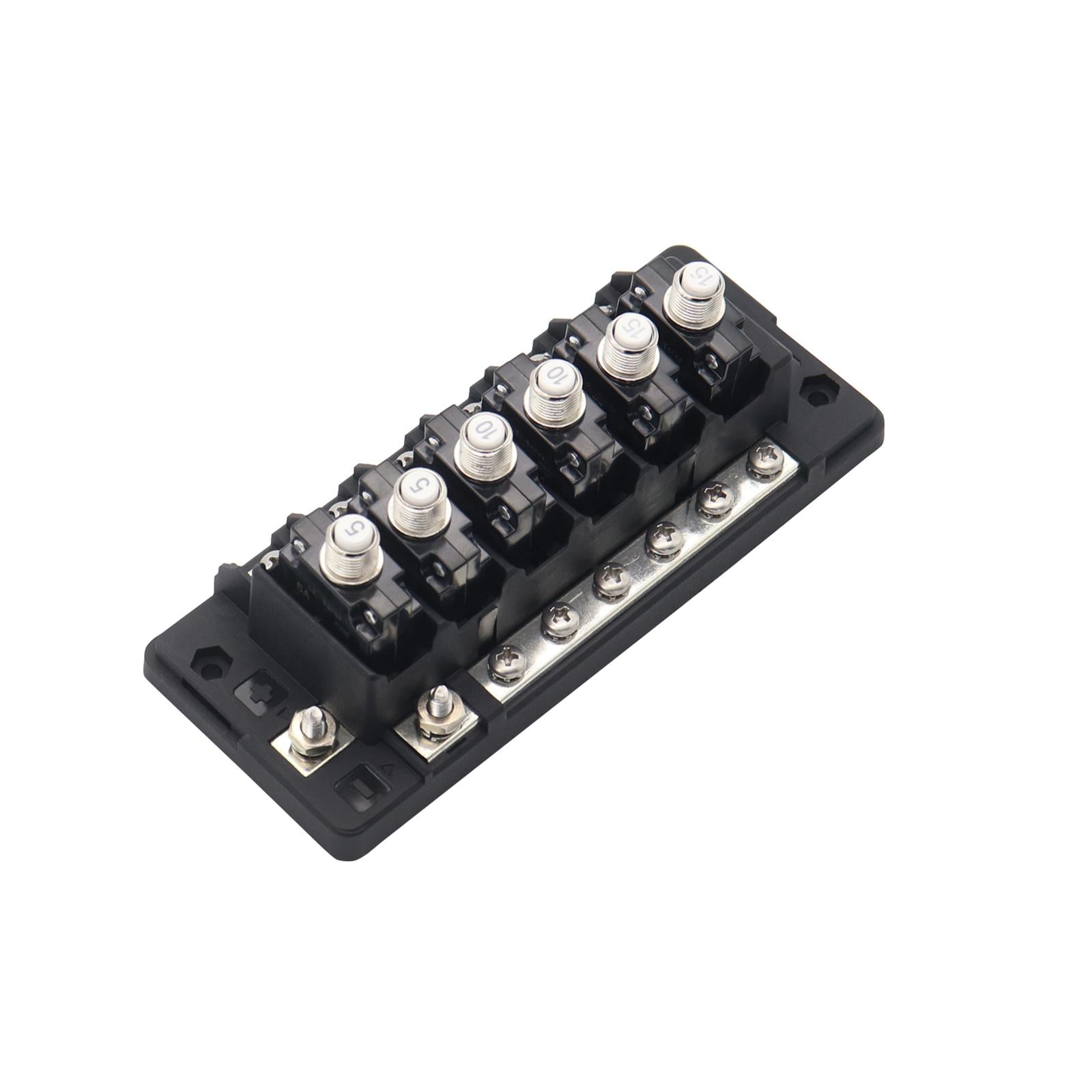 Circuit Breaker Panel Waterproof Breaker Box for RV Boat Trolling Motor