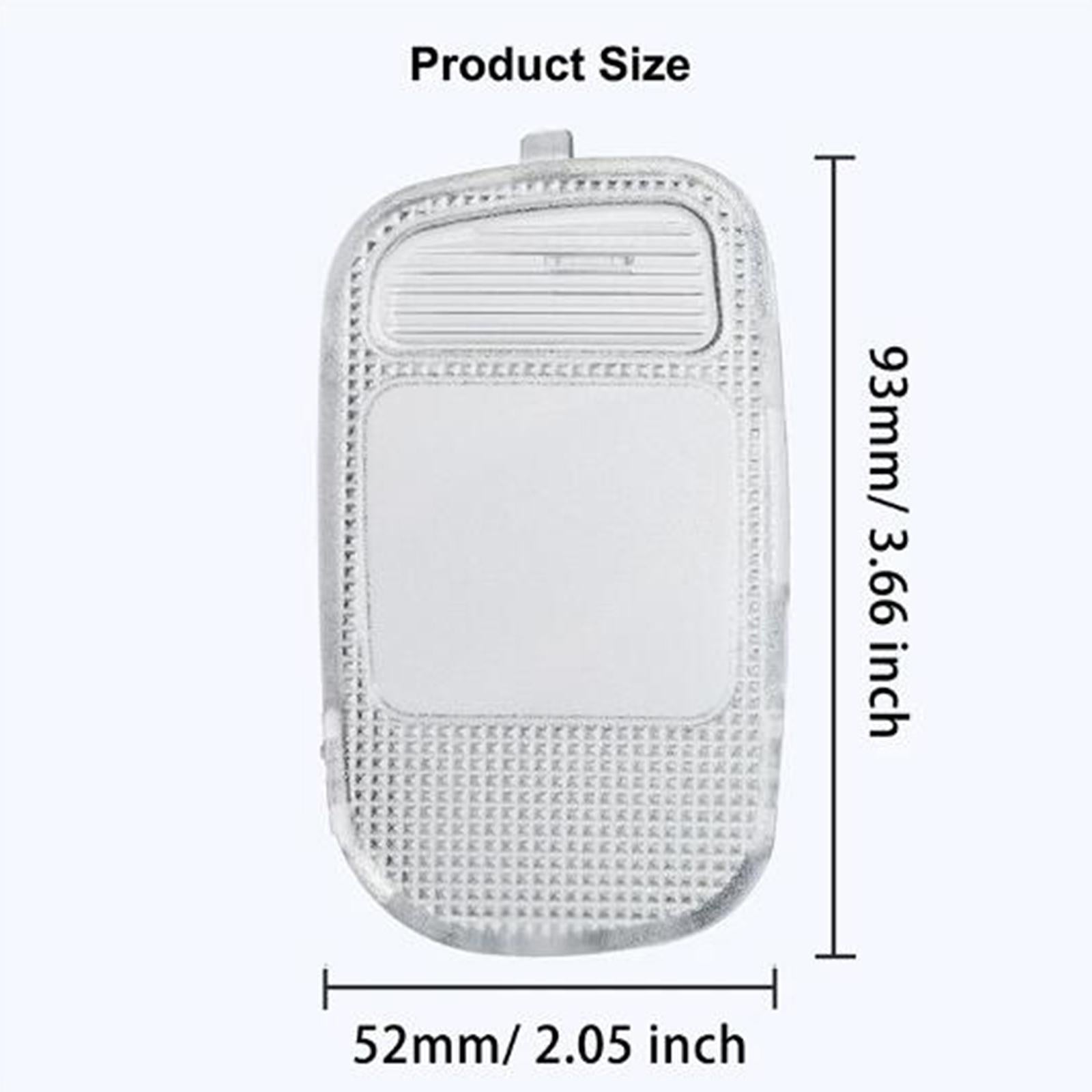 2x Overhead Console Dome Light Cover for Dodge RAM 1500 4500 2500