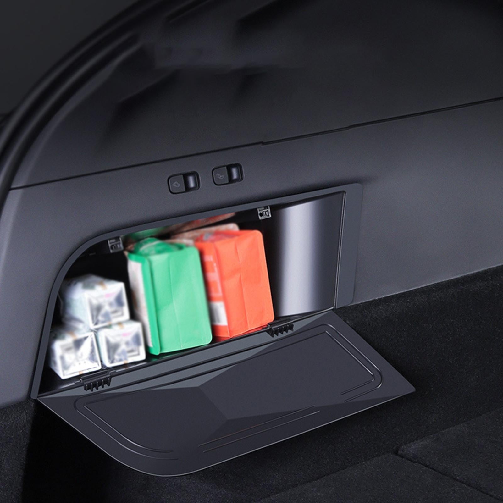 Trunk Side Upper Storage Box Tray Organizer for Tesla Model Y Accessory