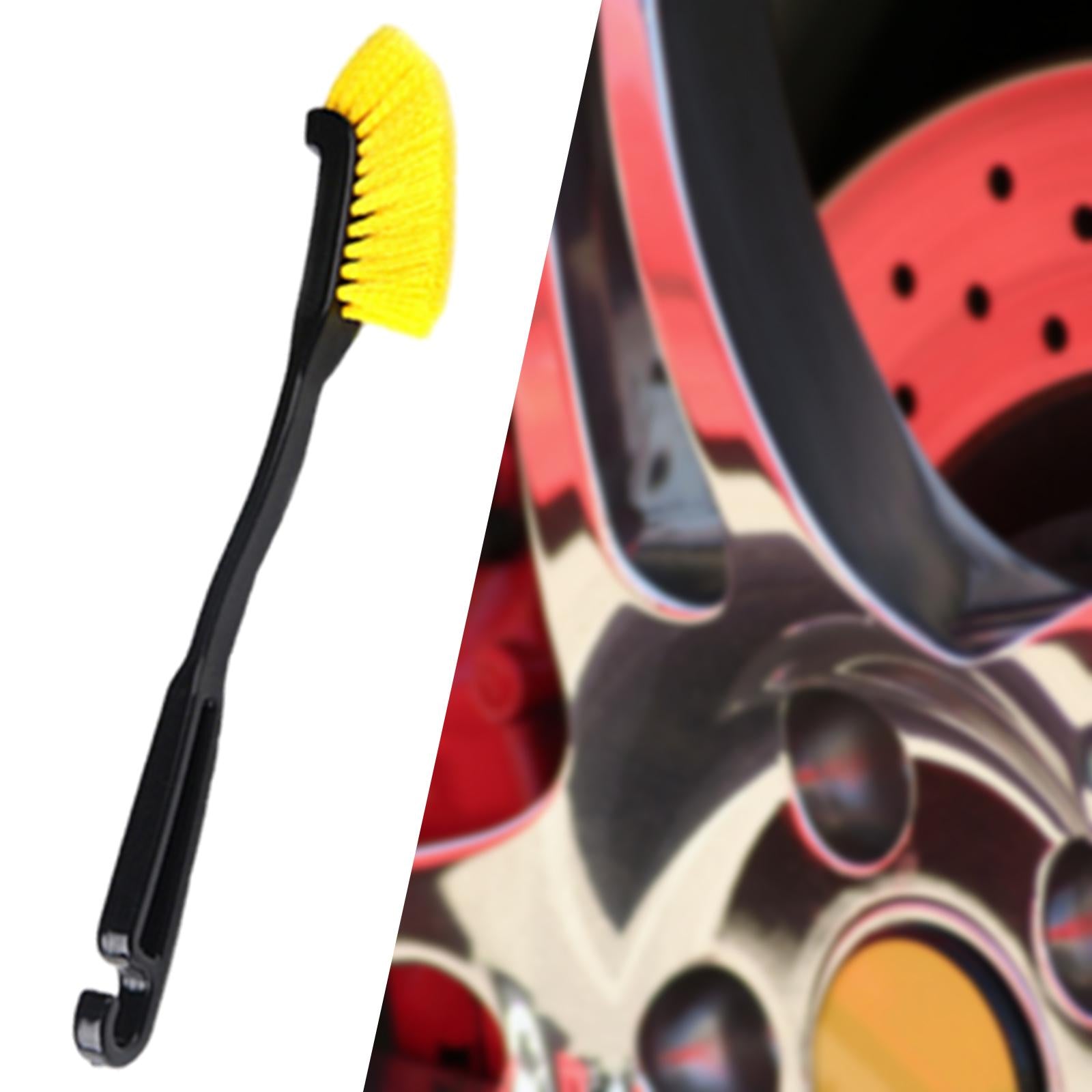 Wheel Cleaning Brush Tire Detailing Car Wheel Rim Brush for Suvs Trucks