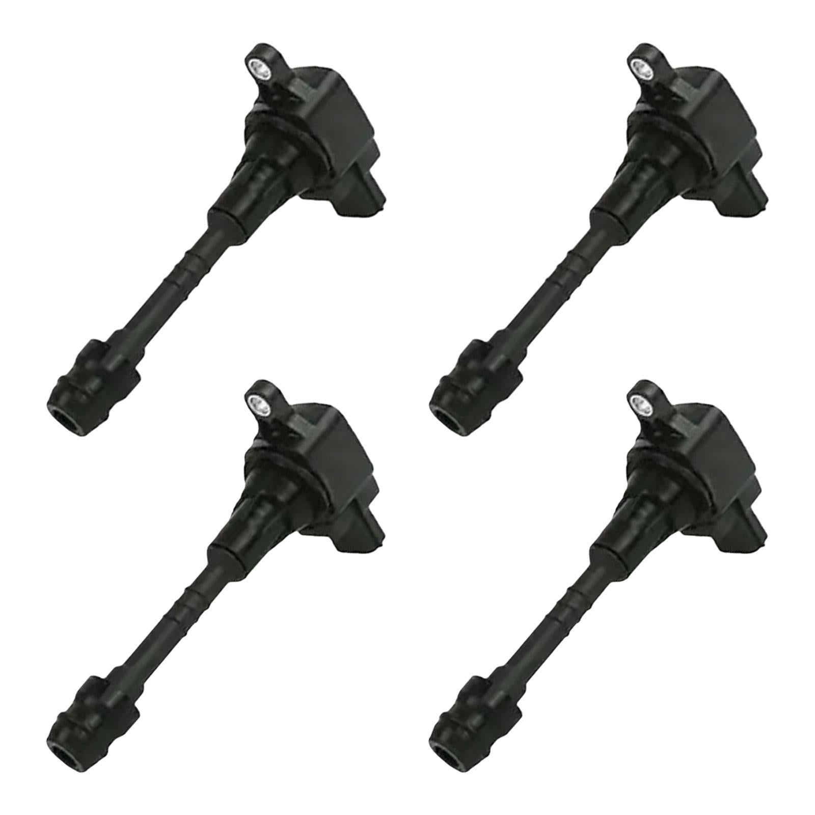 4x Ignition Coils Easy to Install Replaces 224486N012 for Nissan Almera