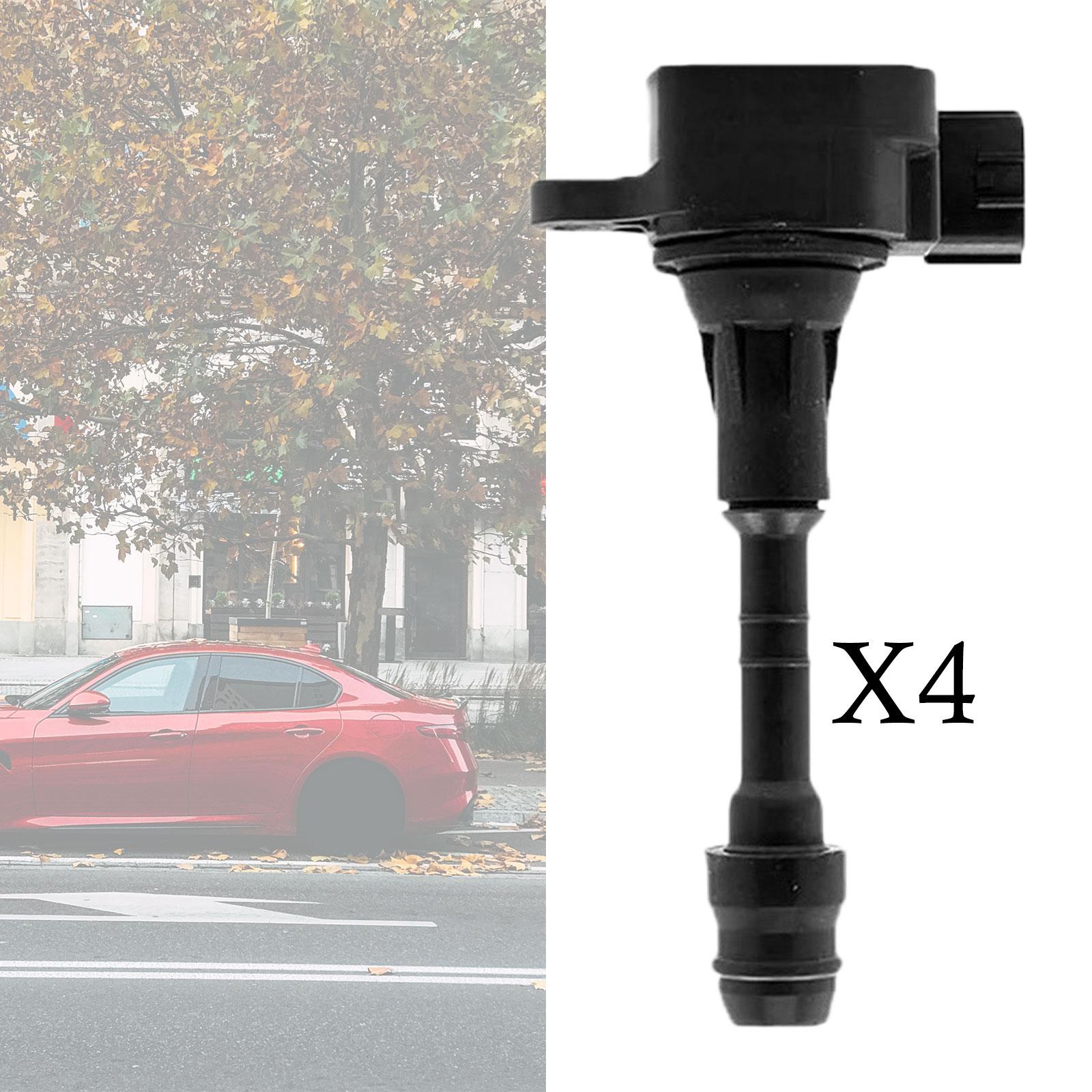 4x Ignition Coil 224488J115 Durable Assembly Car Accessories for Nissan