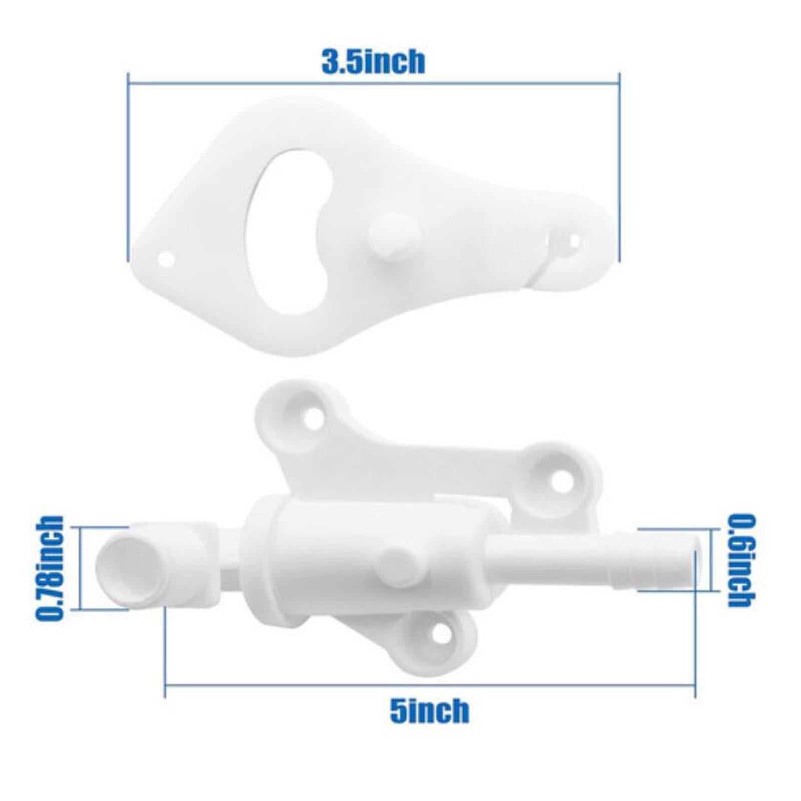 RV Toilet Water Valves Repair Parts Simple Installation Practical Accessories