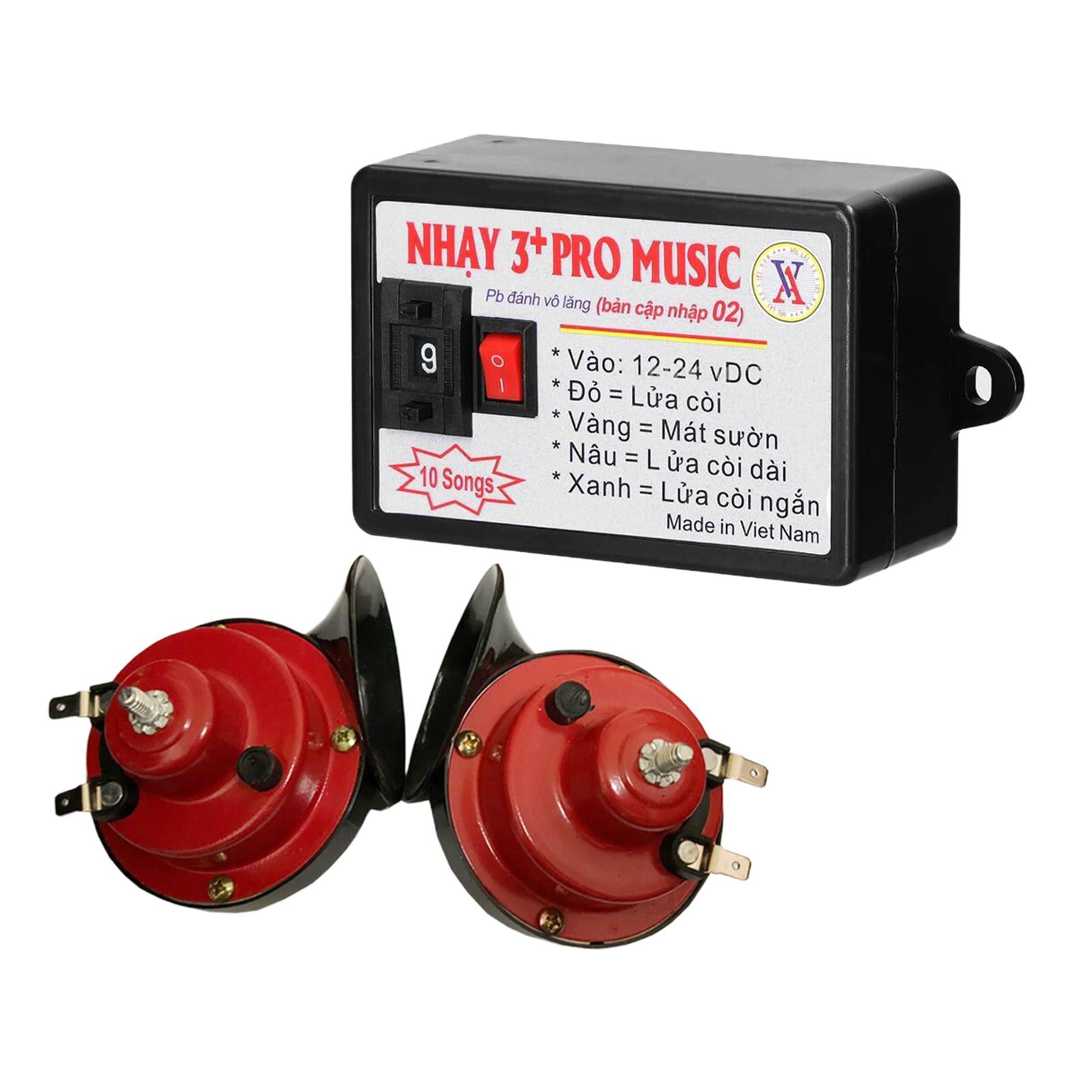 Car Trumpet Controller Electric Trumpet Speaker for Boat Emergency Vehicles