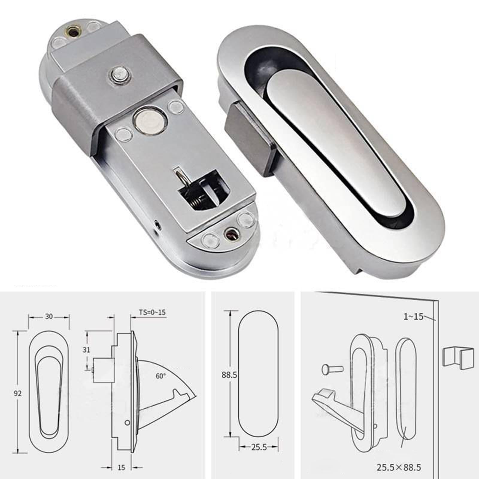 RV Hidden Coat Hook Car Clothing Hook for Trains Mobile Homes Airplane Surface Mounted Hook