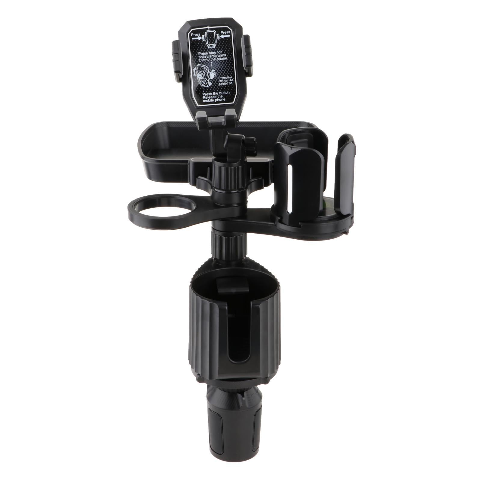 Car Cup Holder Expander Phone Mount Bottle Trucks Kids Adult Food Table Tray