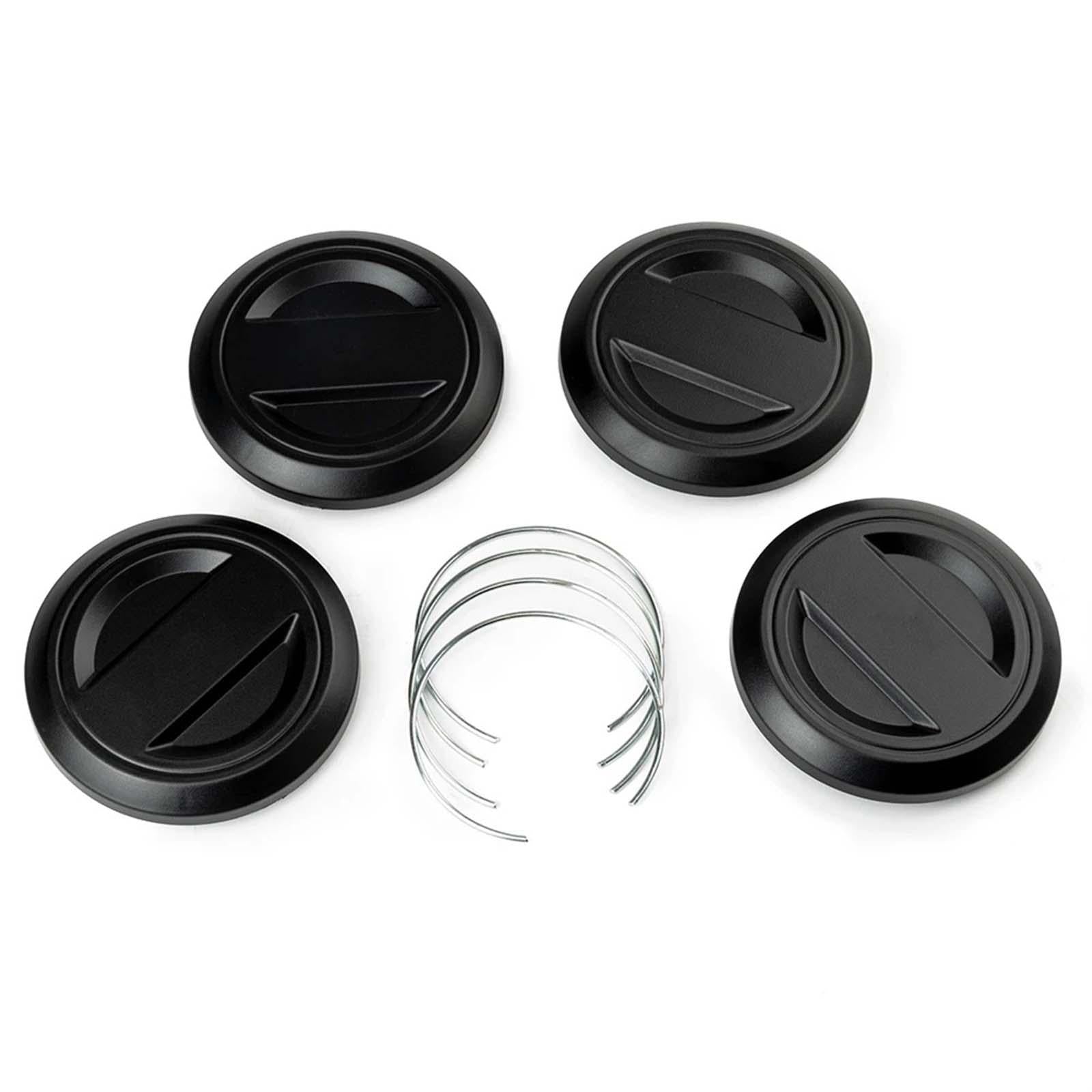 4 Pieces Tire Wheel Hub Cap Center Cover Professional Parts for Polaris