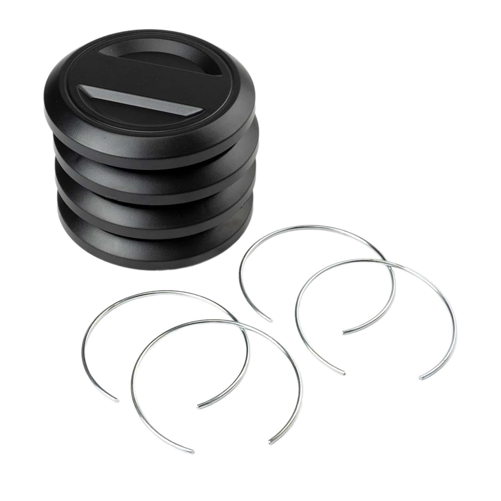 4 Pieces Tire Wheel Hub Cap Center Cover Professional Parts for Polaris