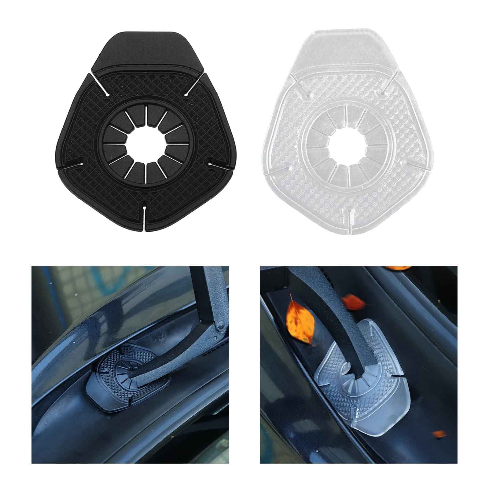 Generic Wiper Hole Pad Prevent Leaves Sturdy for Auto Trucks Automotive black