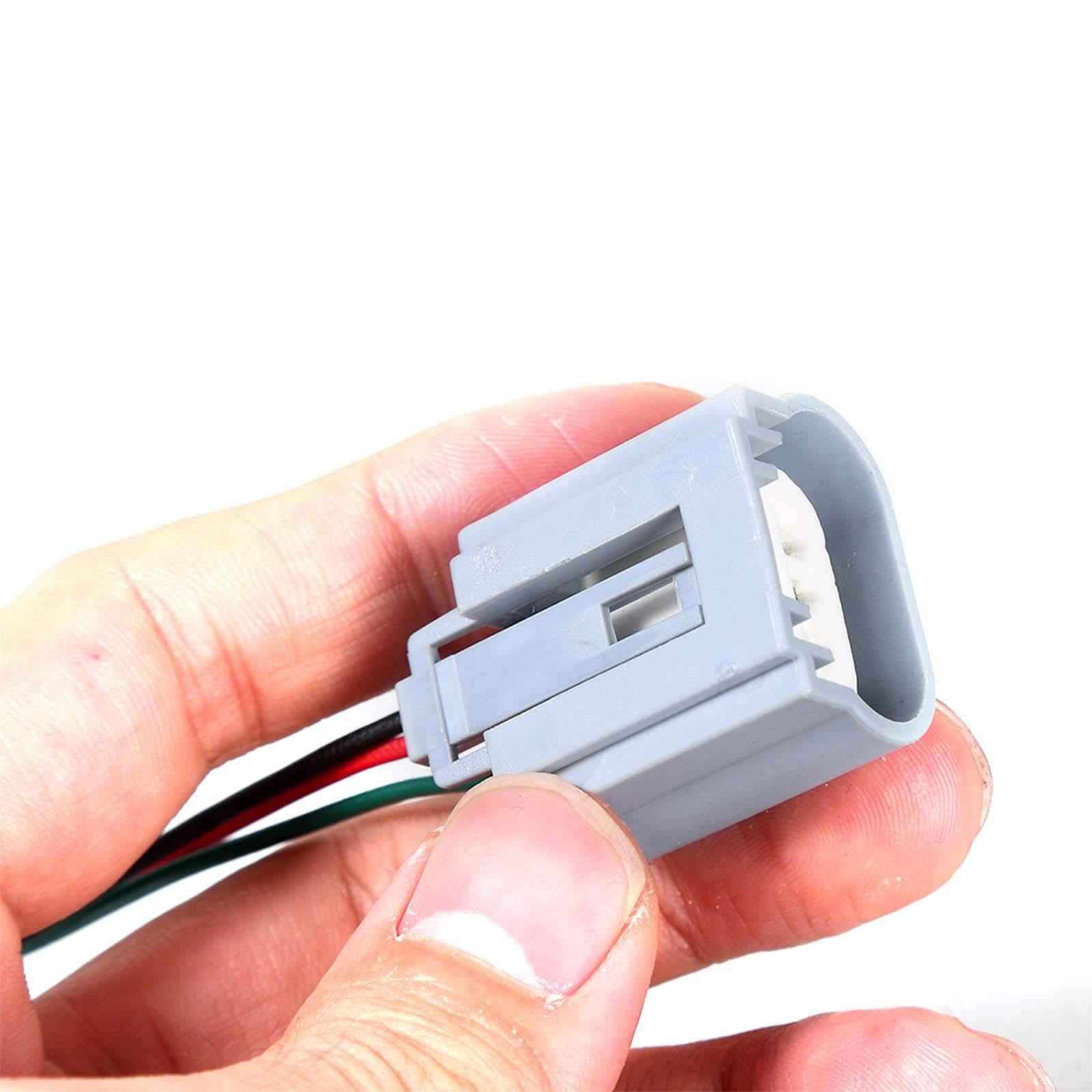 2Pcs Ceramic Headlight Connector Sturdy Plug Adapter for H13 Female Plug