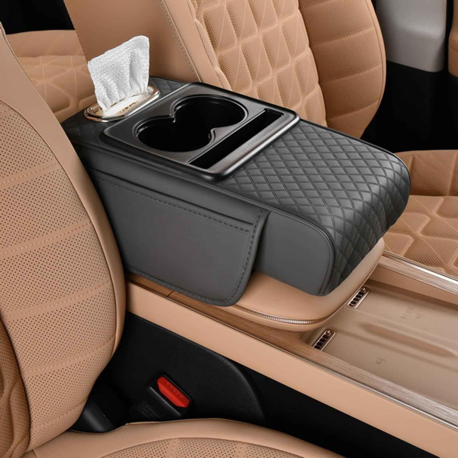 Generic Car Center Console Pad Multipurpose Car Armrest Cushion for Car Style K