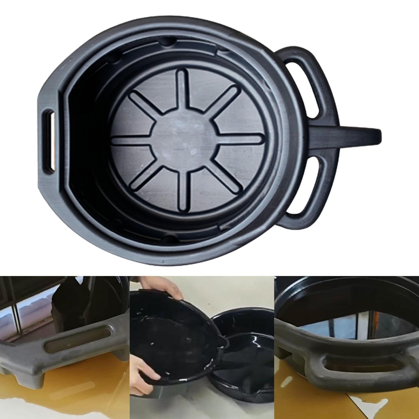 Oil Change Drain Pan Cleaning for Cars and Motorcycles Auto Repair Tool 8L