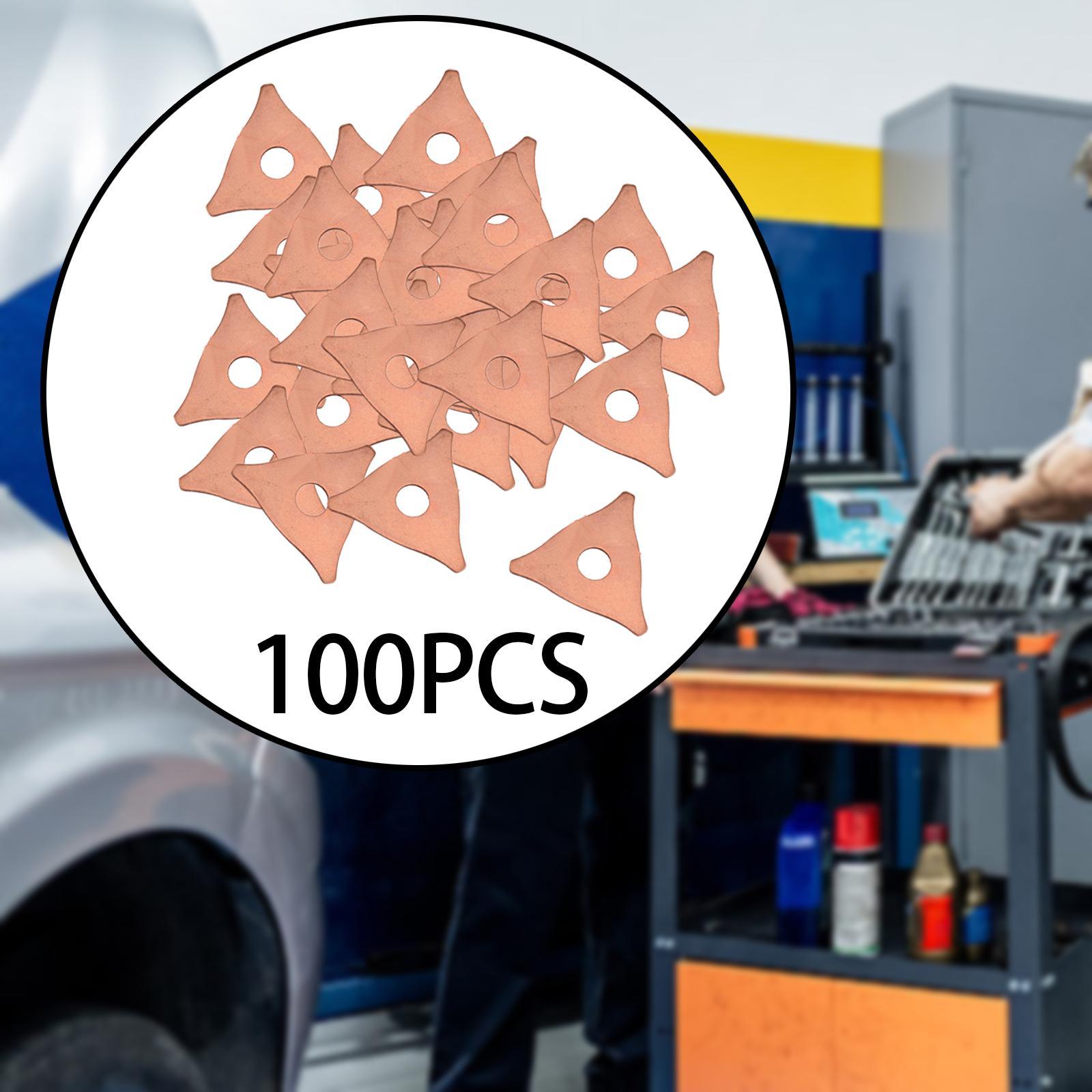 100 Dent Puller Rings Garage Metal Shrink Tools Vehicle Auto Triangle Washer