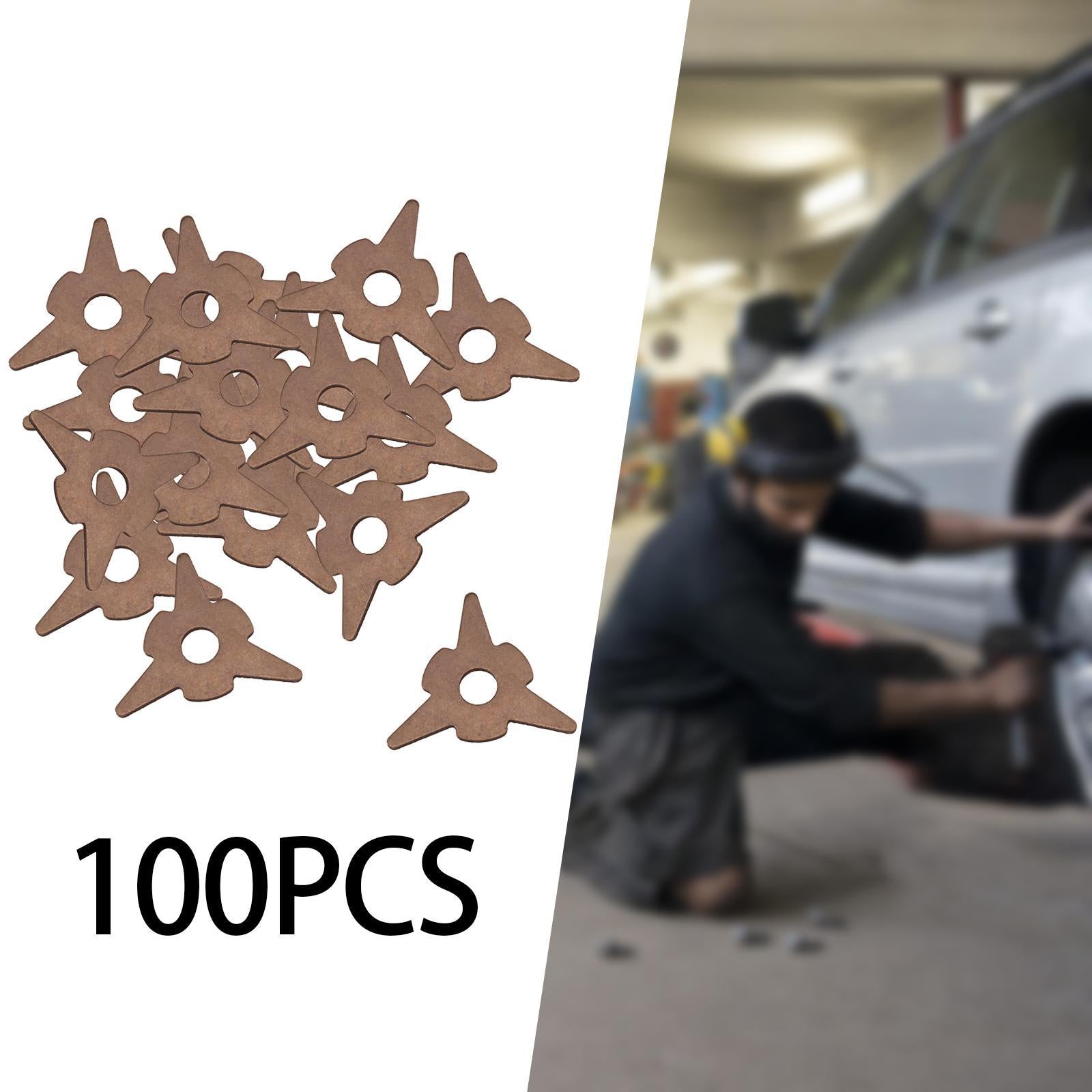 100Pcs Car Body Panel Pulling Washers Consumables Car Body Dent Puller Rings